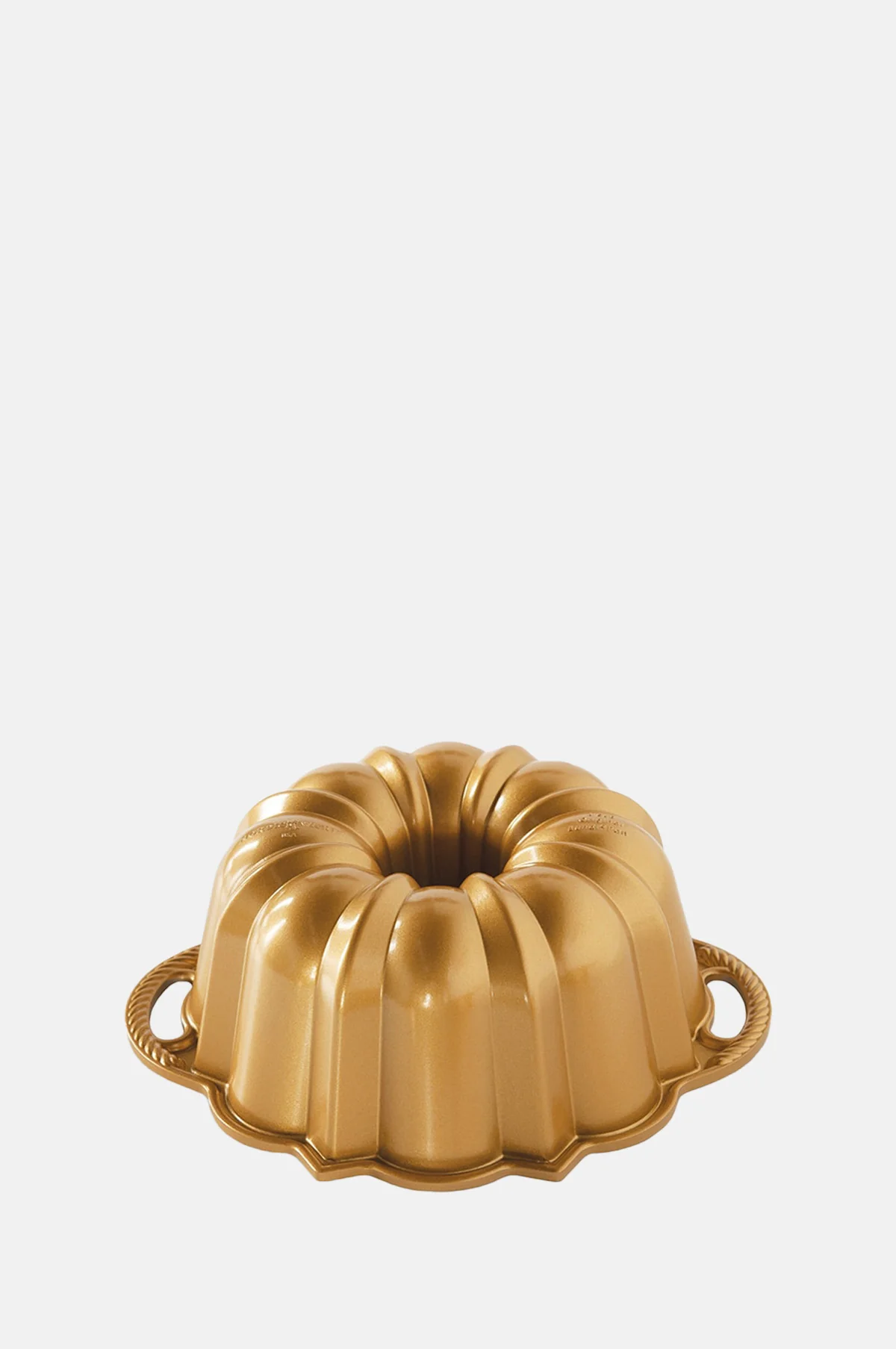 Gold 6 Cup Anniversary Bundt Pan
