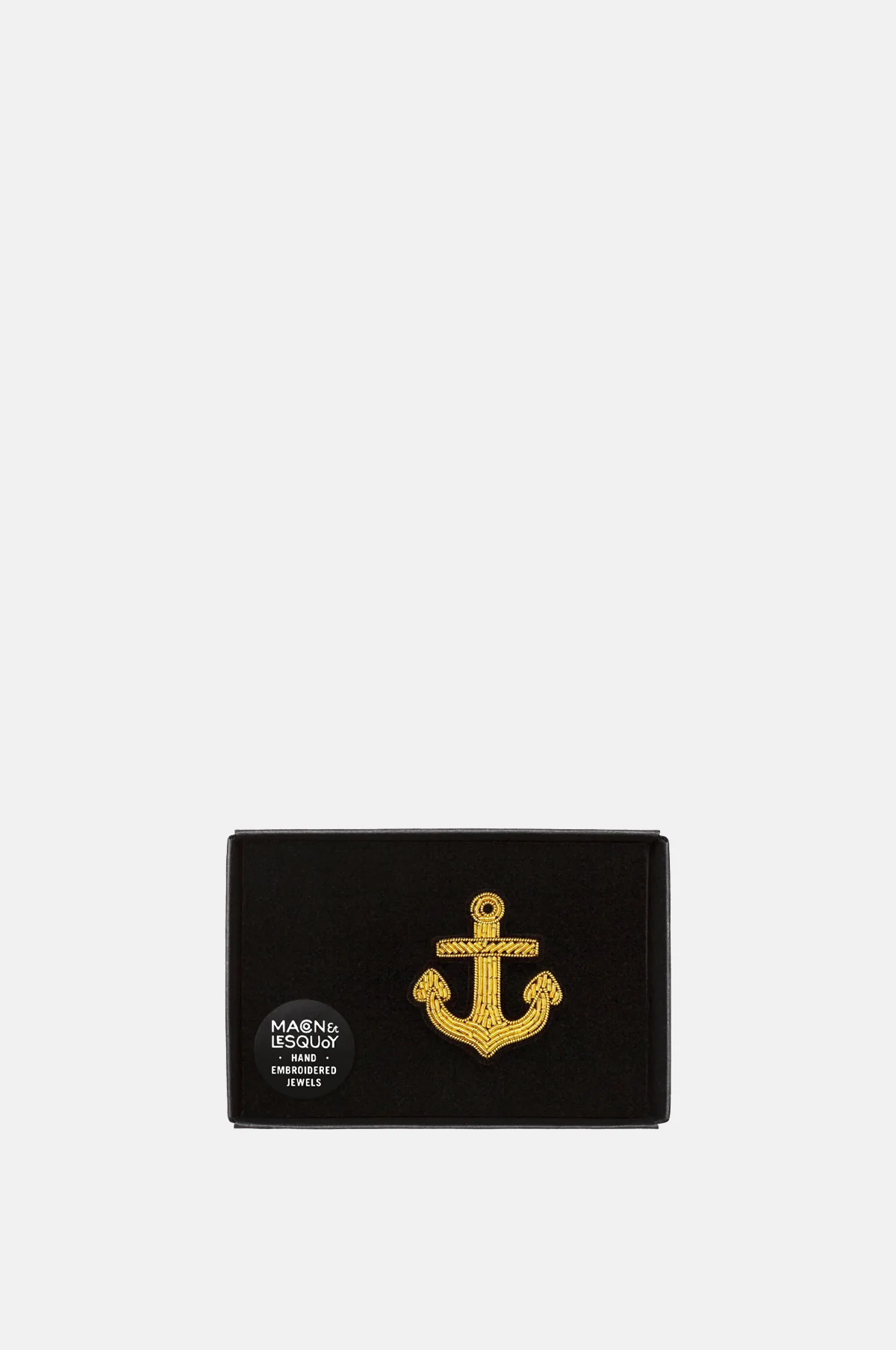 Gold Anchor Brooch - Image 2