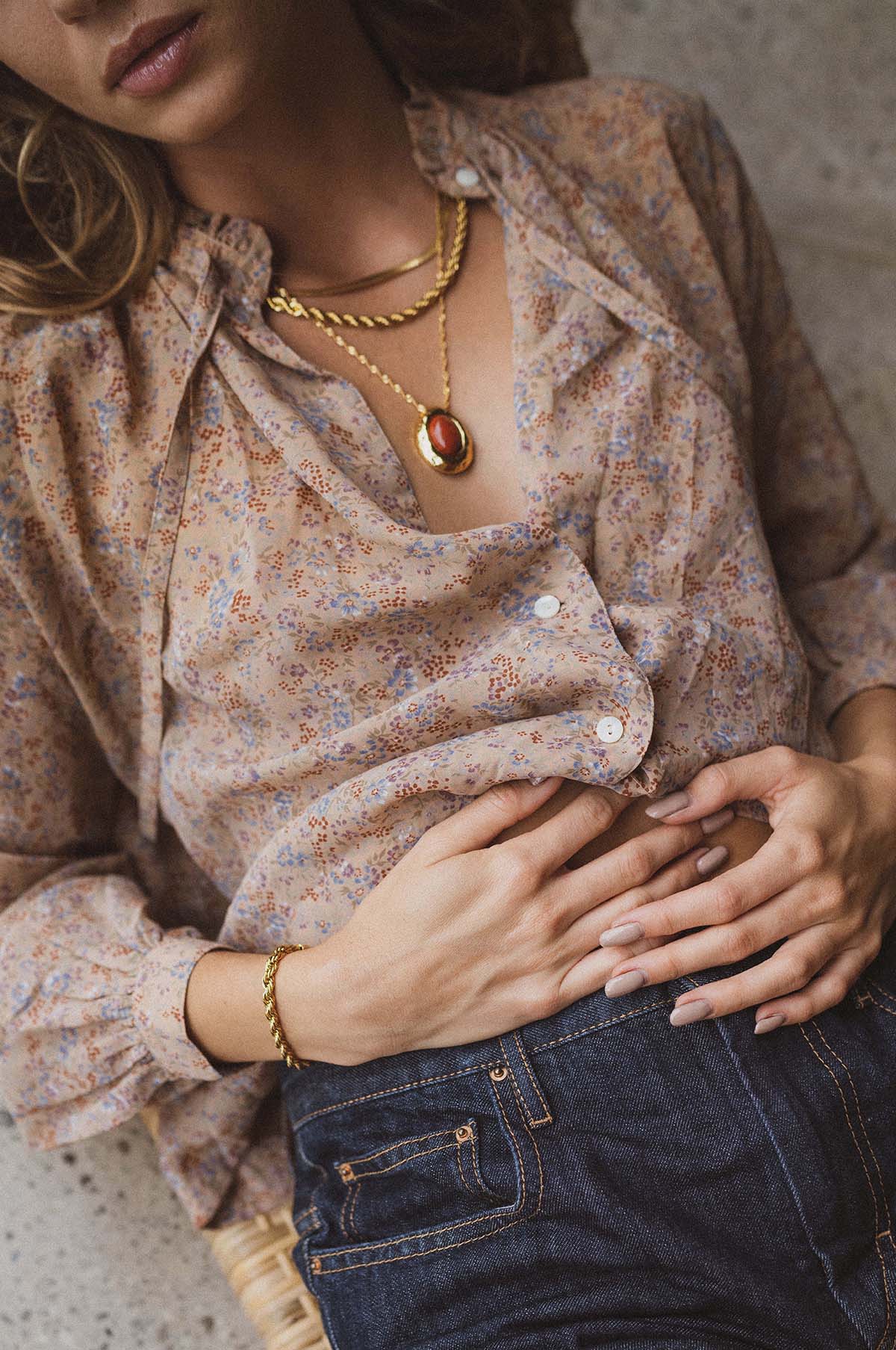 Golden Rope Necklace - Image 3