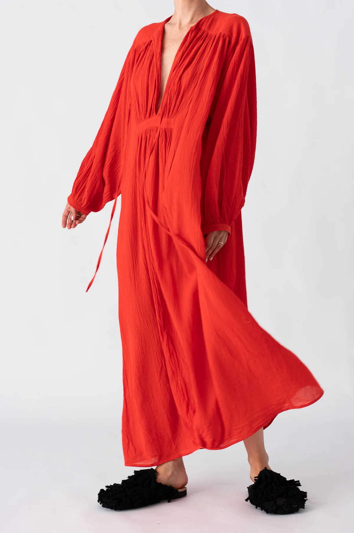 Hazy Nipple Dress Red - Image 4