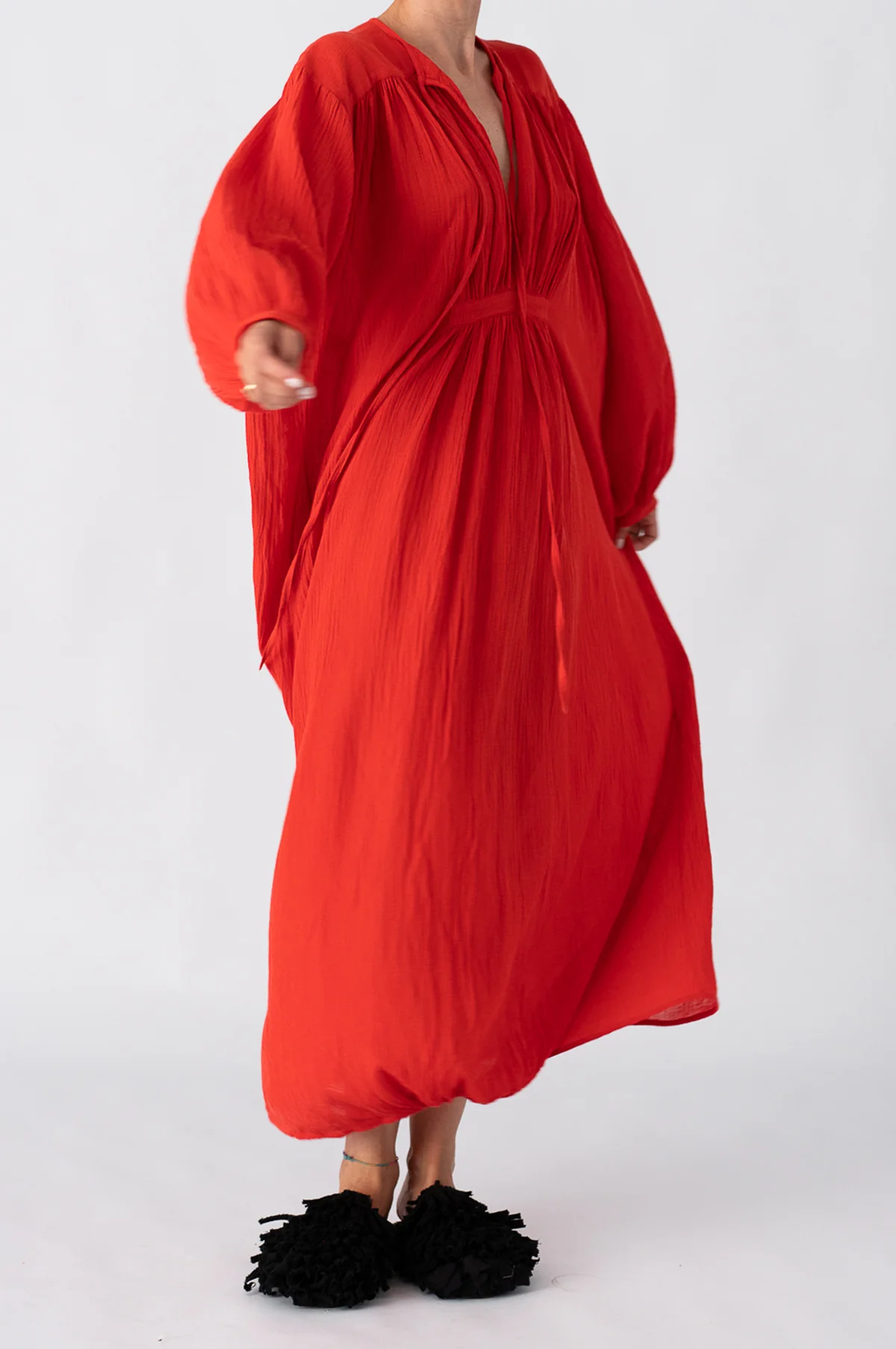 Hazy Nipple Dress Red - Image 6