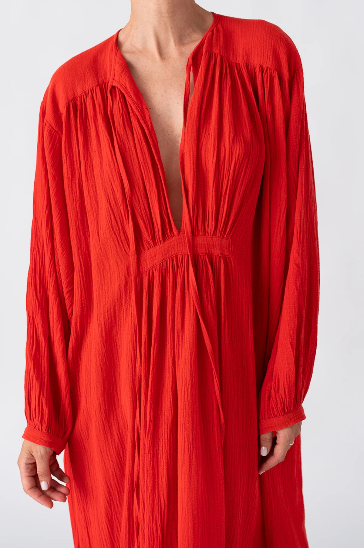 Hazy Nipple Dress Red - Image 7