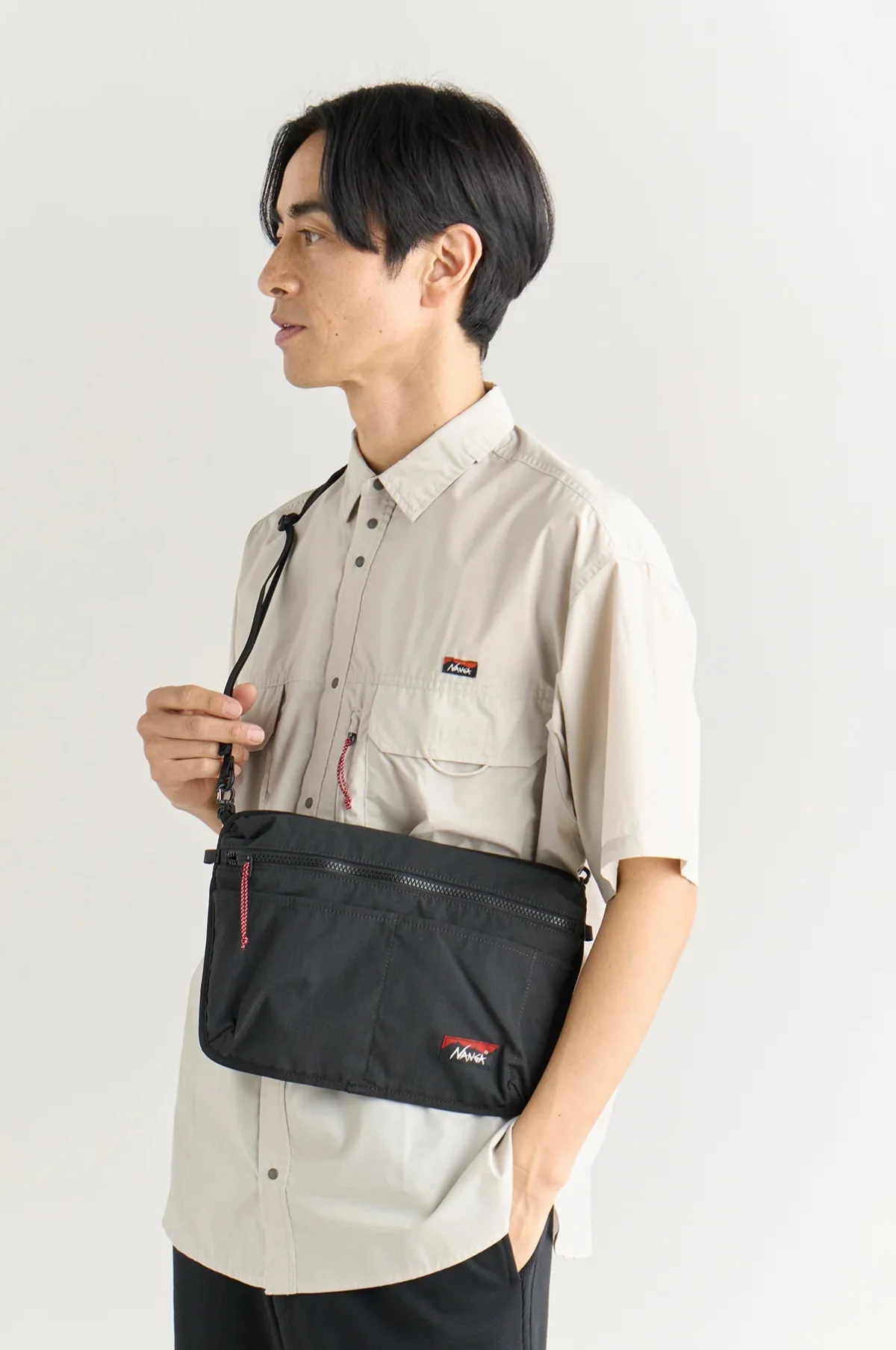 Hinoc Sacoche Bag Charcoal - Image 3
