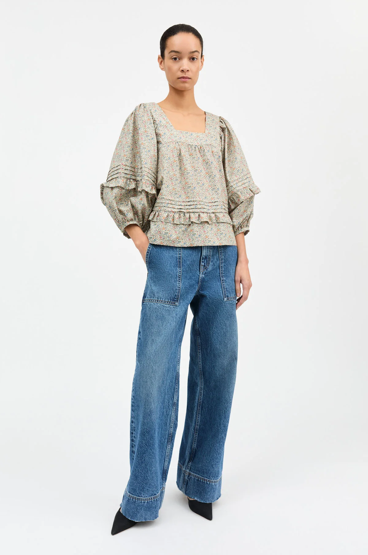 Hope Blouse Flower Field - Image 2
