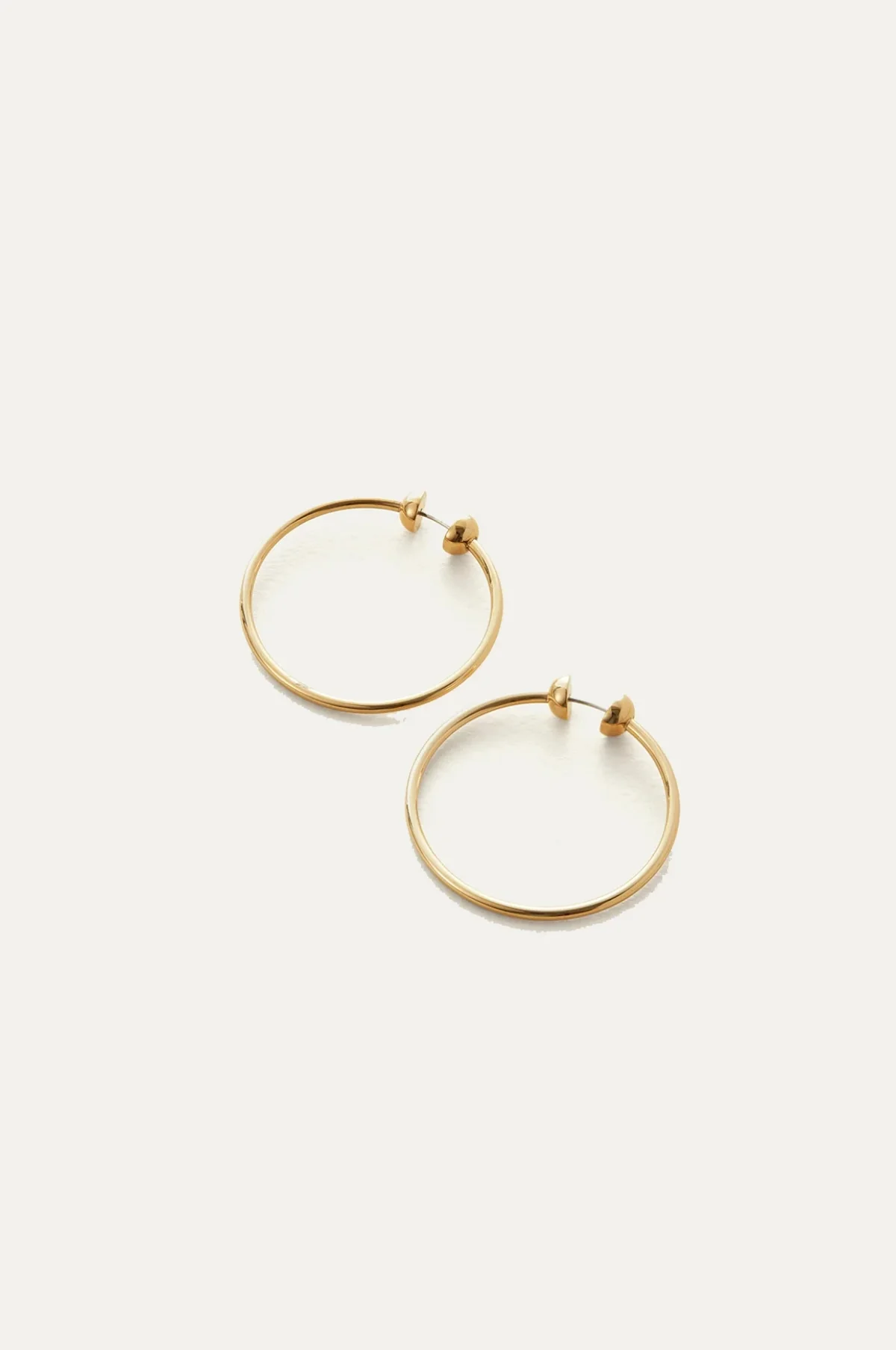 Icon Small Gold Hoop Earrings - Image 3