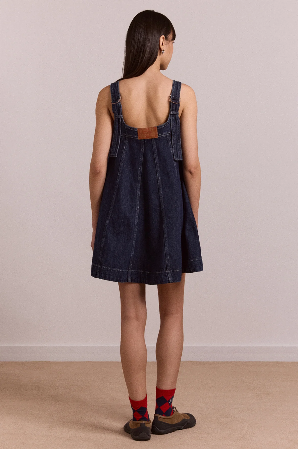 Immy Mini Dress Dark Wash - Image 3