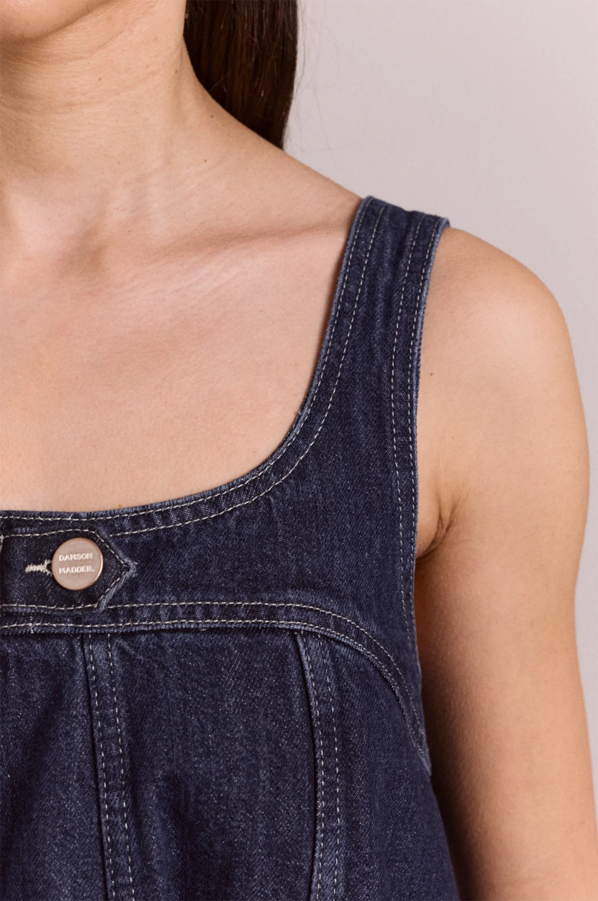 Immy Mini Dress Dark Wash - Image 5