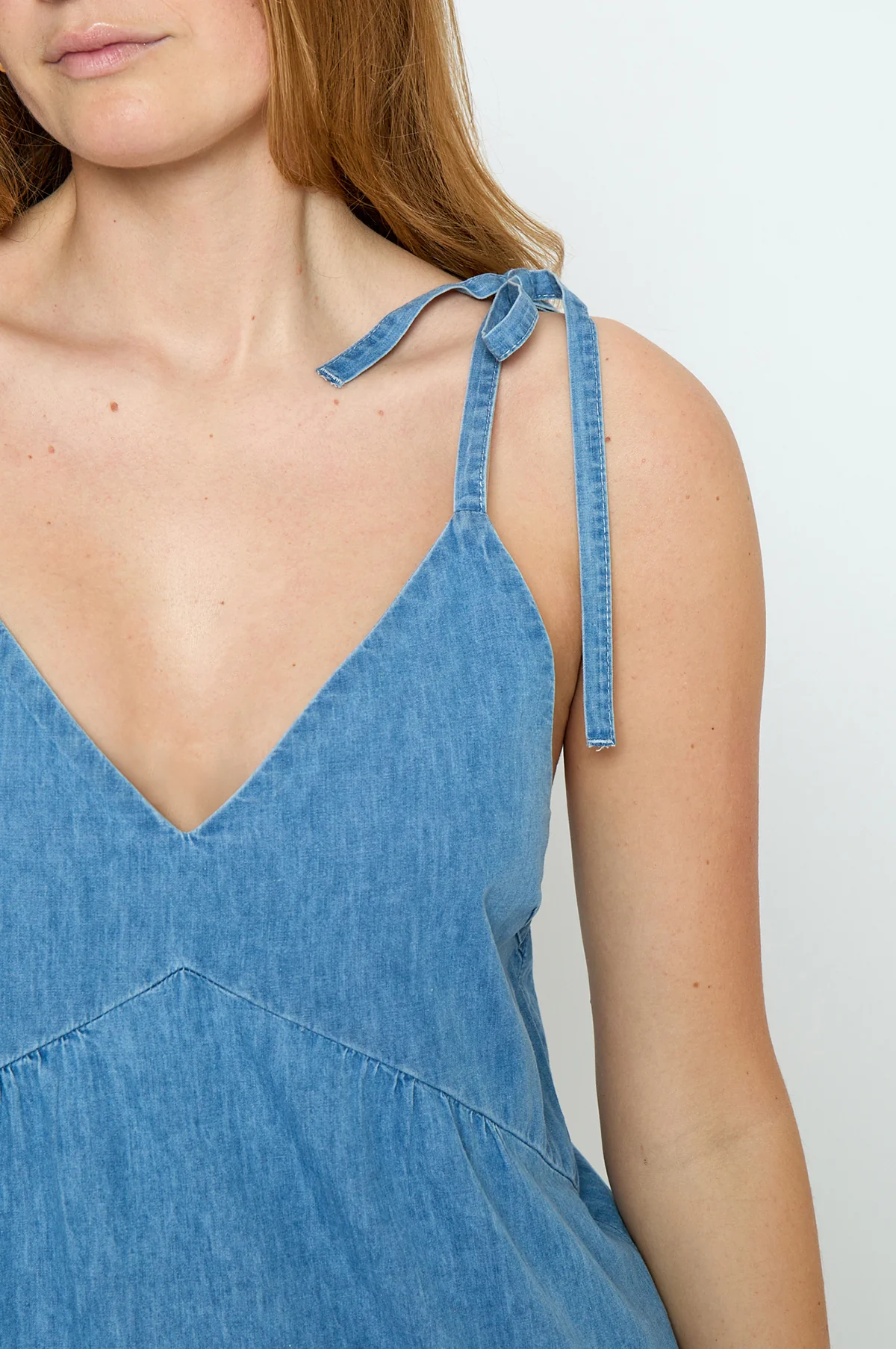 Janika Maxi Dress Light Denim - Image 6