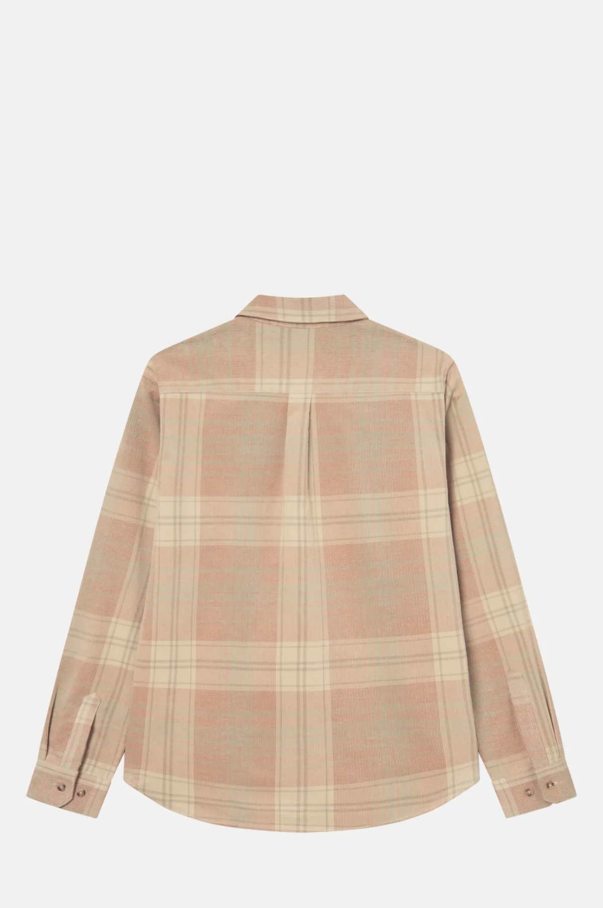 Kash Check Corduroy Shirt Dark Sand - Image 6