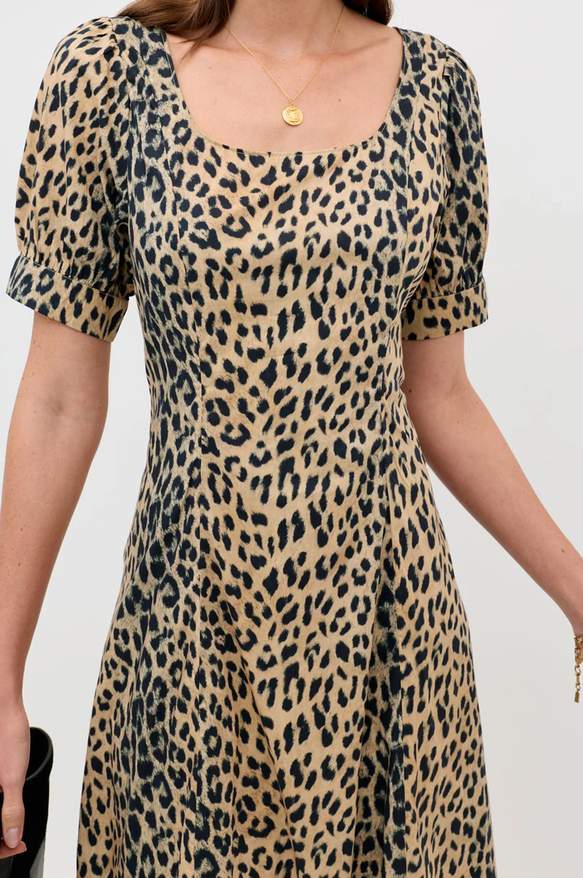 Kathleen Dress Nina Leopard Brown - Image 4