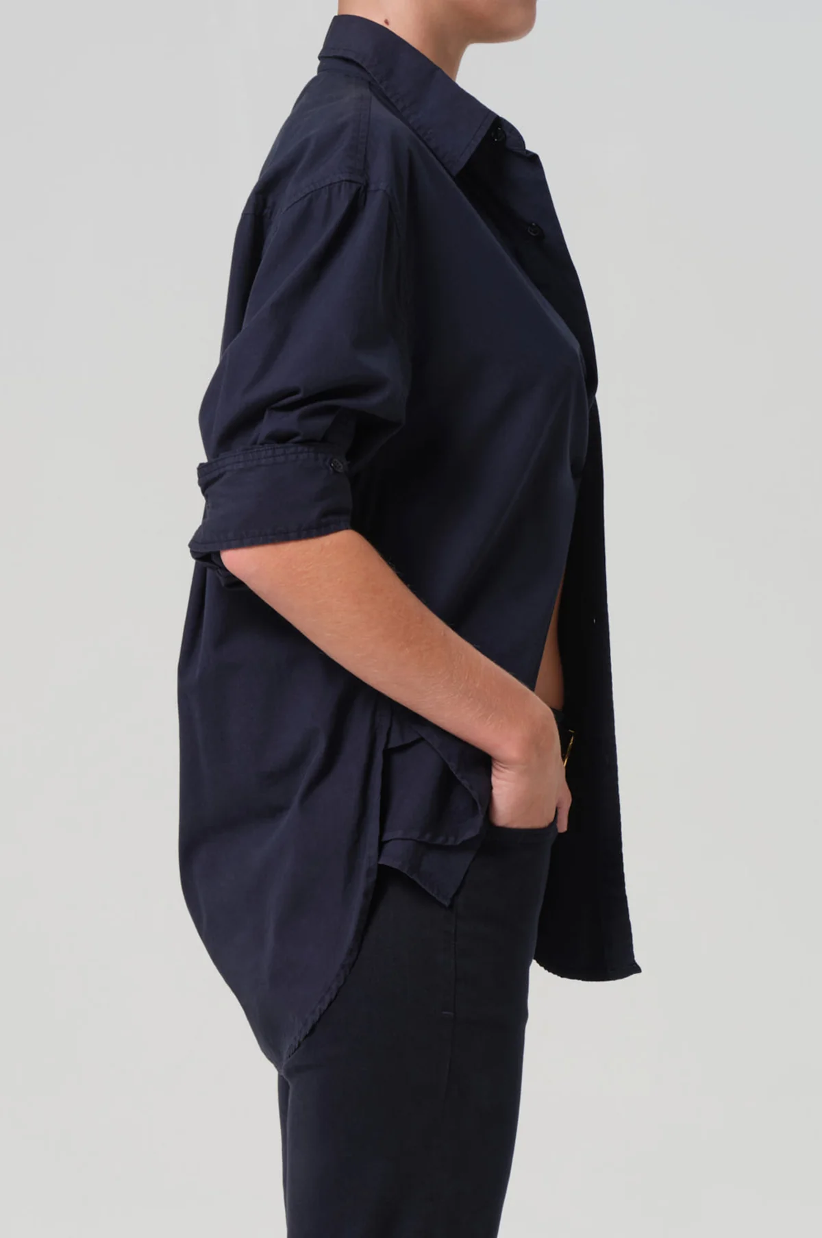 Kayla Shirt Navy - Image 6
