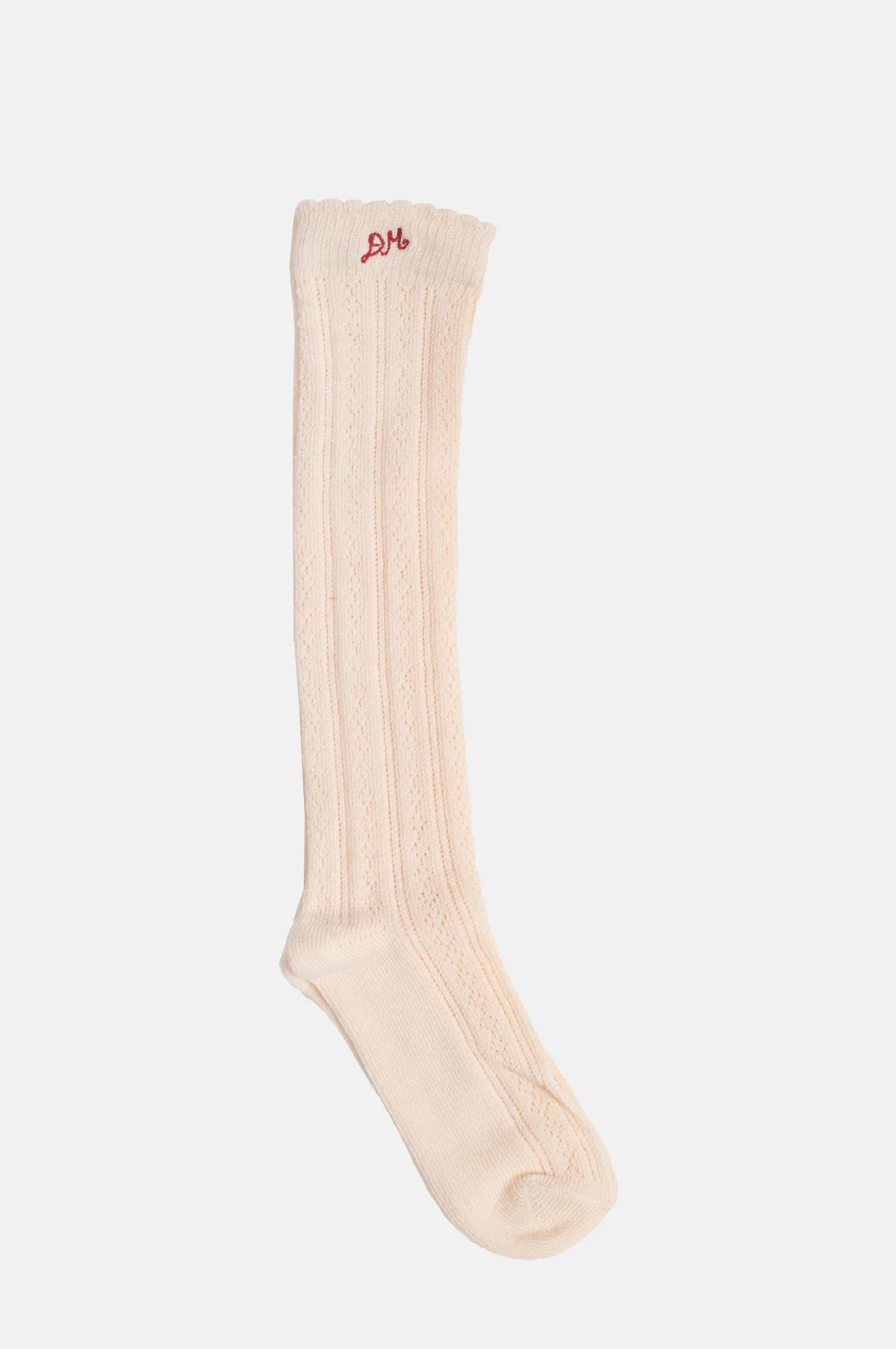Knee High Pointelle Socks Butter Yellow