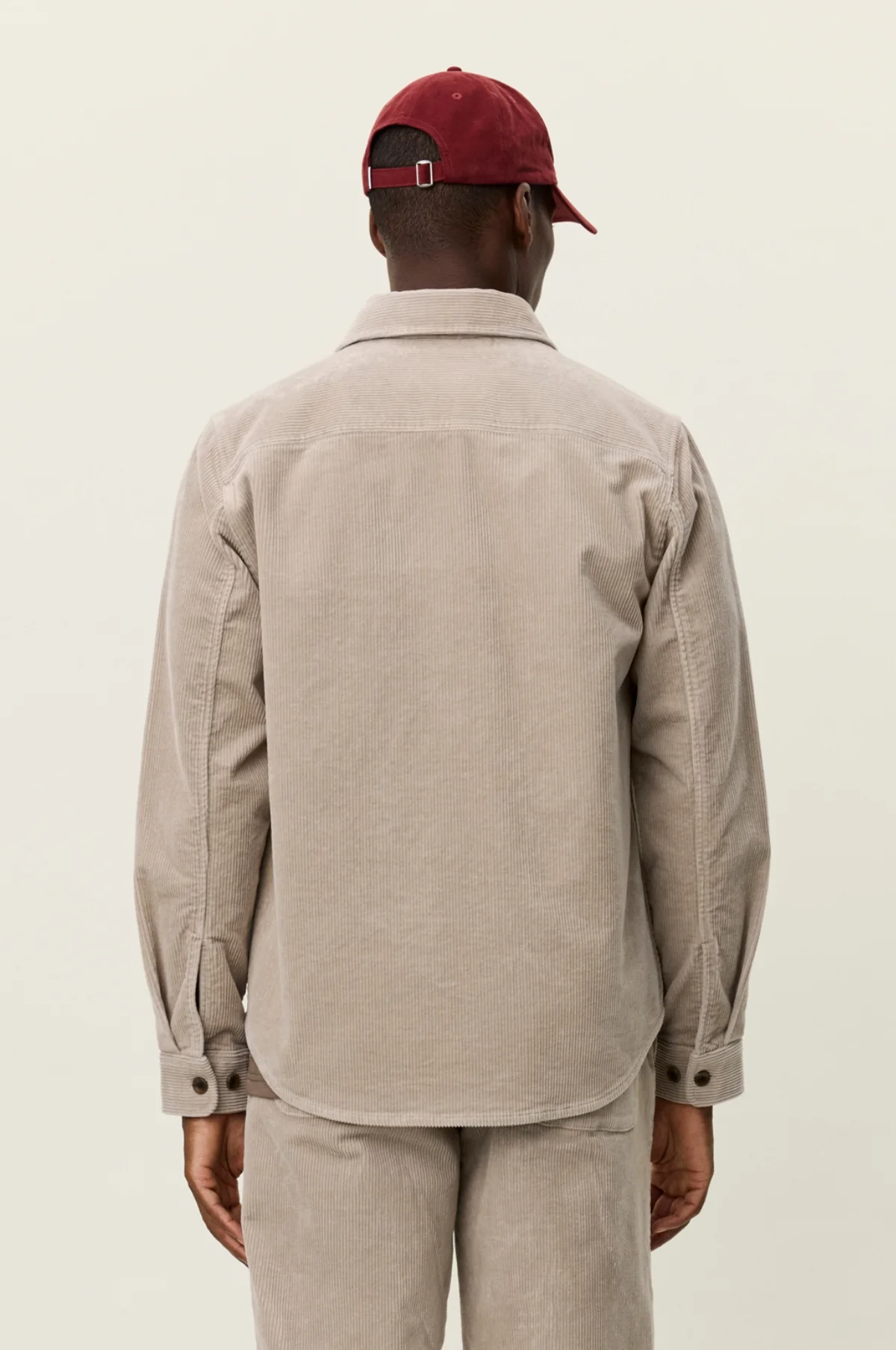 Kody Corduroy Overshirt Light Sand - Image 5