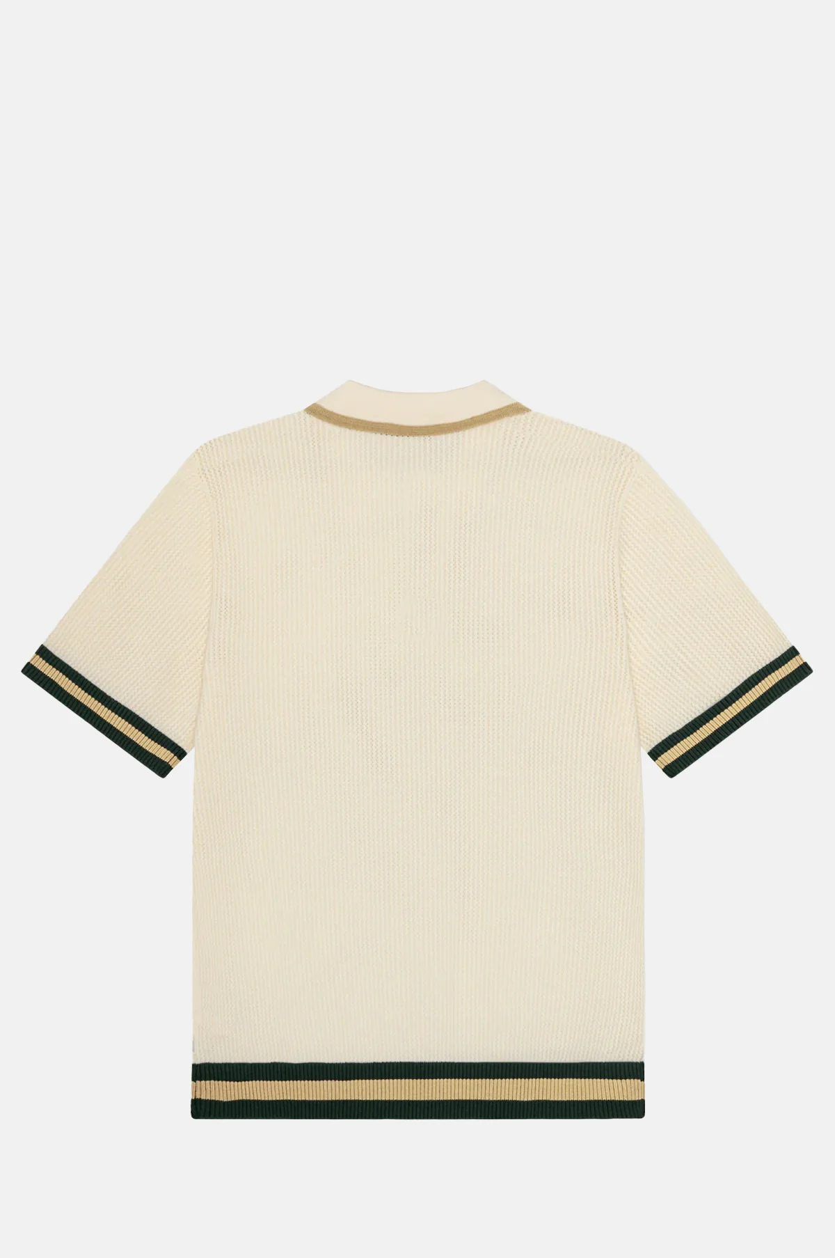 Lace Knitted Polo Eggnog White - Image 6