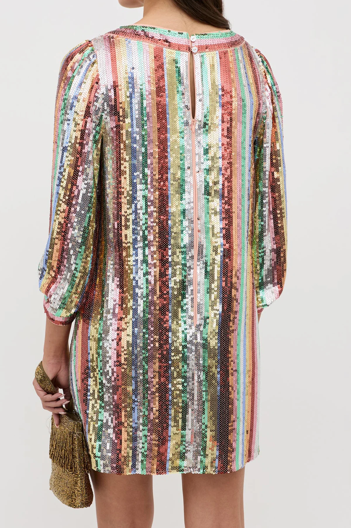 Laurie Dress Dixie Stripe Embellishment Multi - Image 3