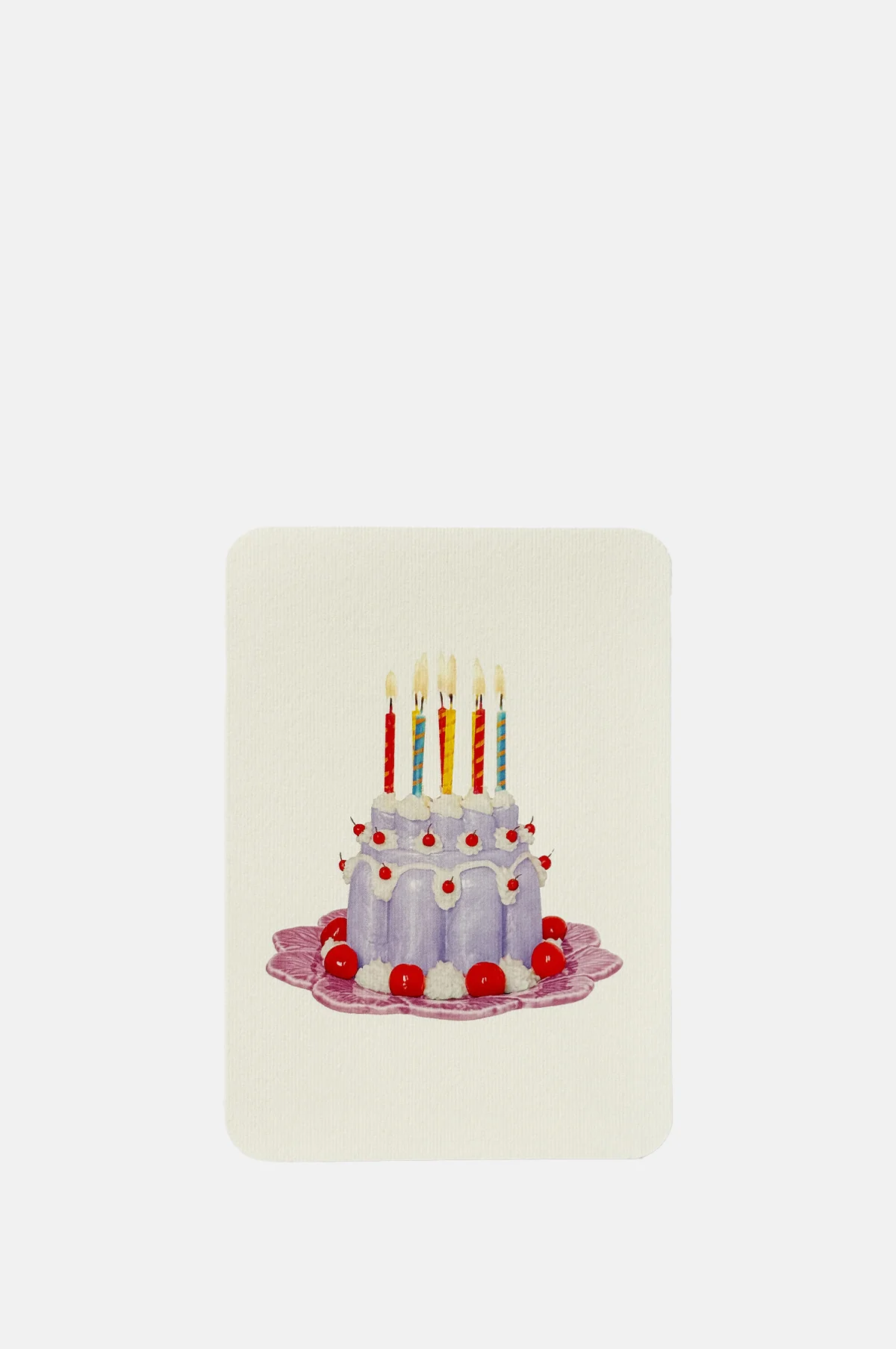 Lavender Cream Blancmange Notecard
