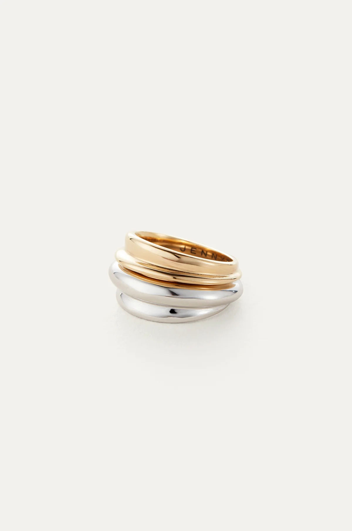 Lennon Gold and Silver Ring Set - Image 5