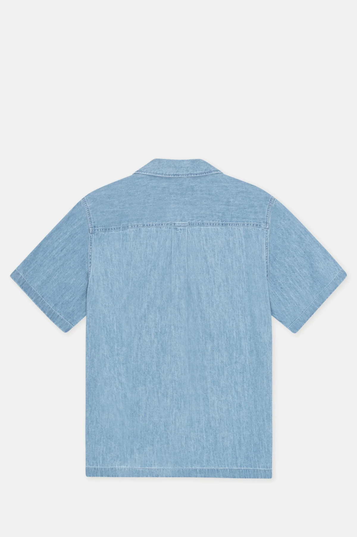 Lesley Denim SS Shirt Light Indigo Wash - Image 6