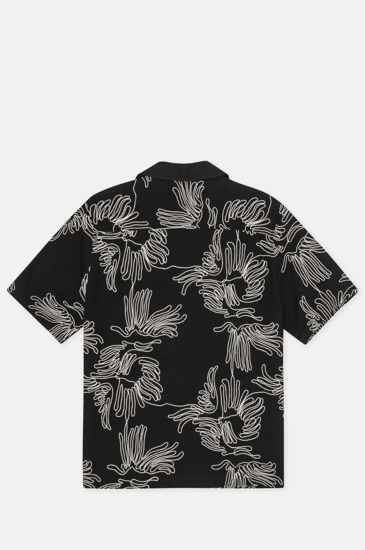 Liam AOE Flower SS Shirt Black - Image 6