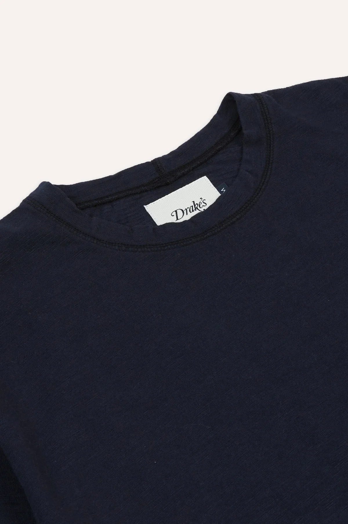 Lightweight SS Cotton Pocket Tee Navy - Image 3