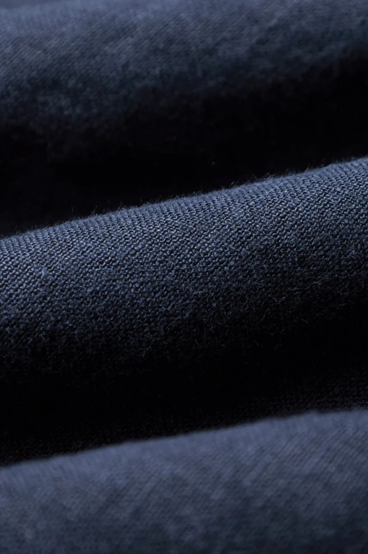 Linen Camp Collar Shirt Navy - Image 3