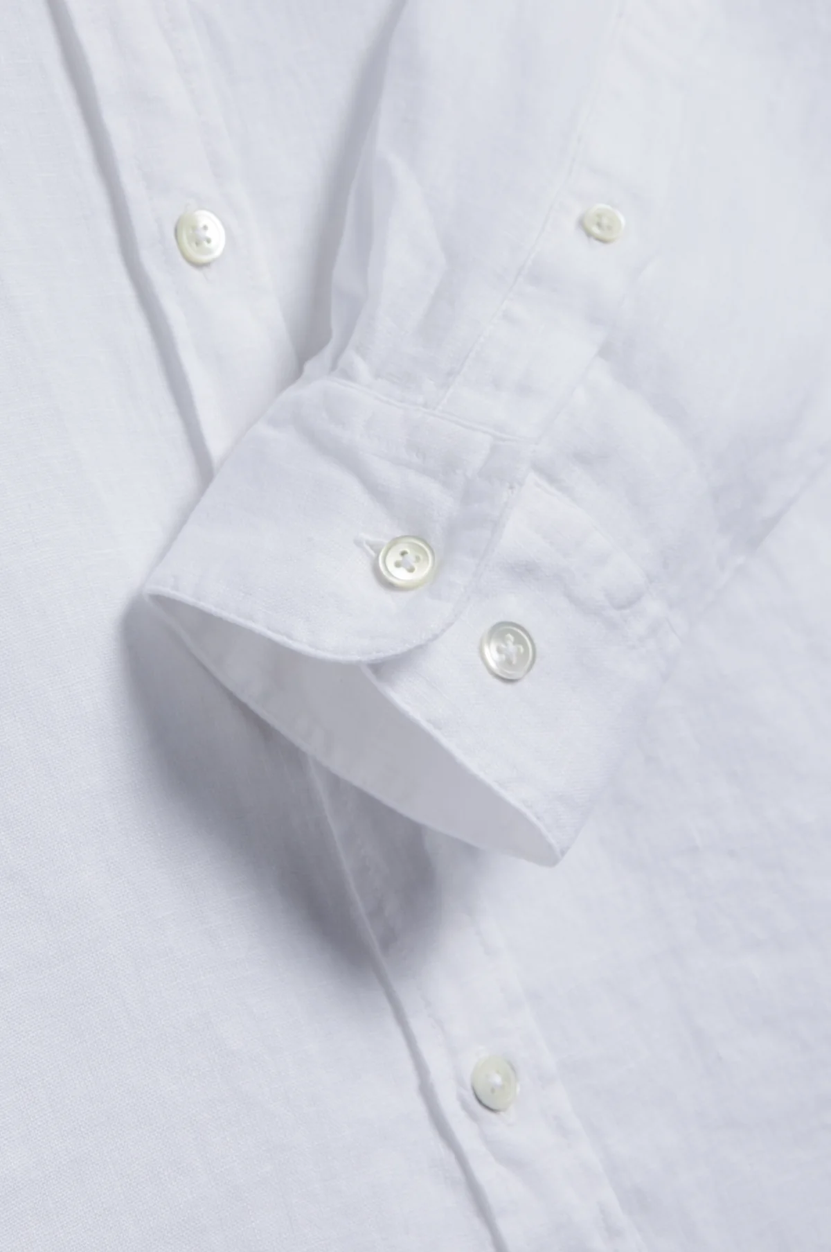 Linen Shirt White - Image 4