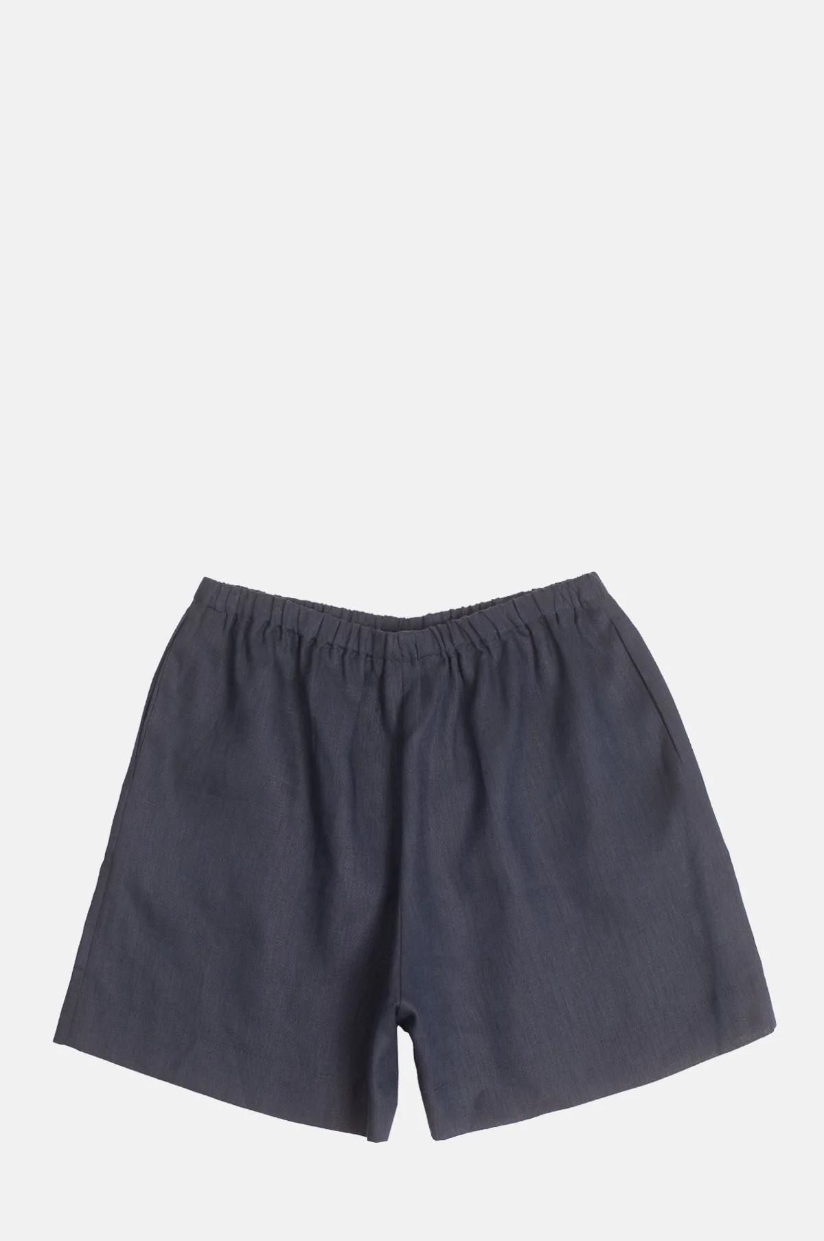 Linen Shorts Navy