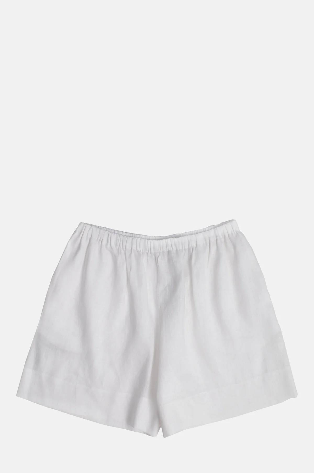 Linen Shorts White
