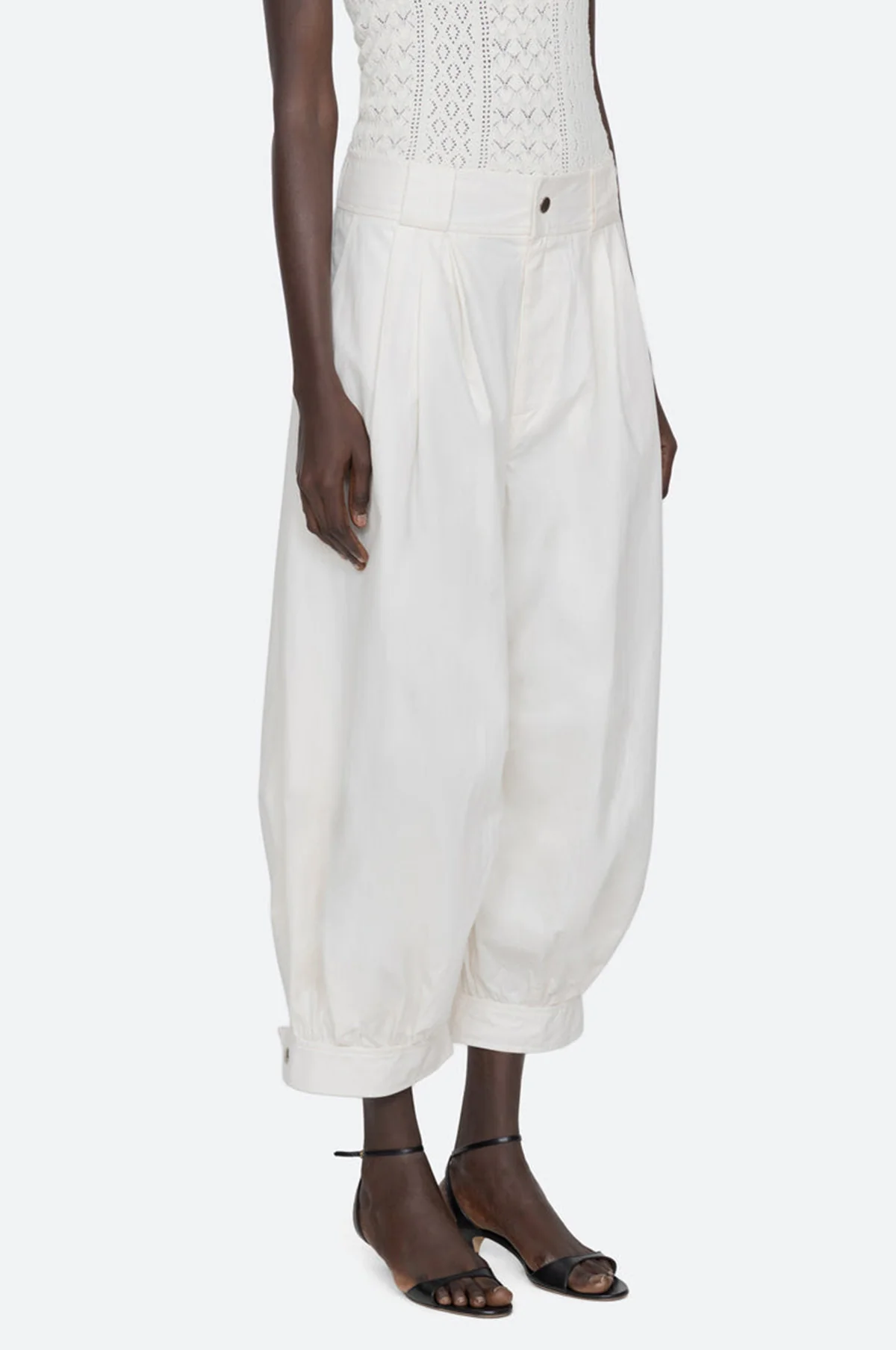 Lois Twill Pants Cream - Image 2