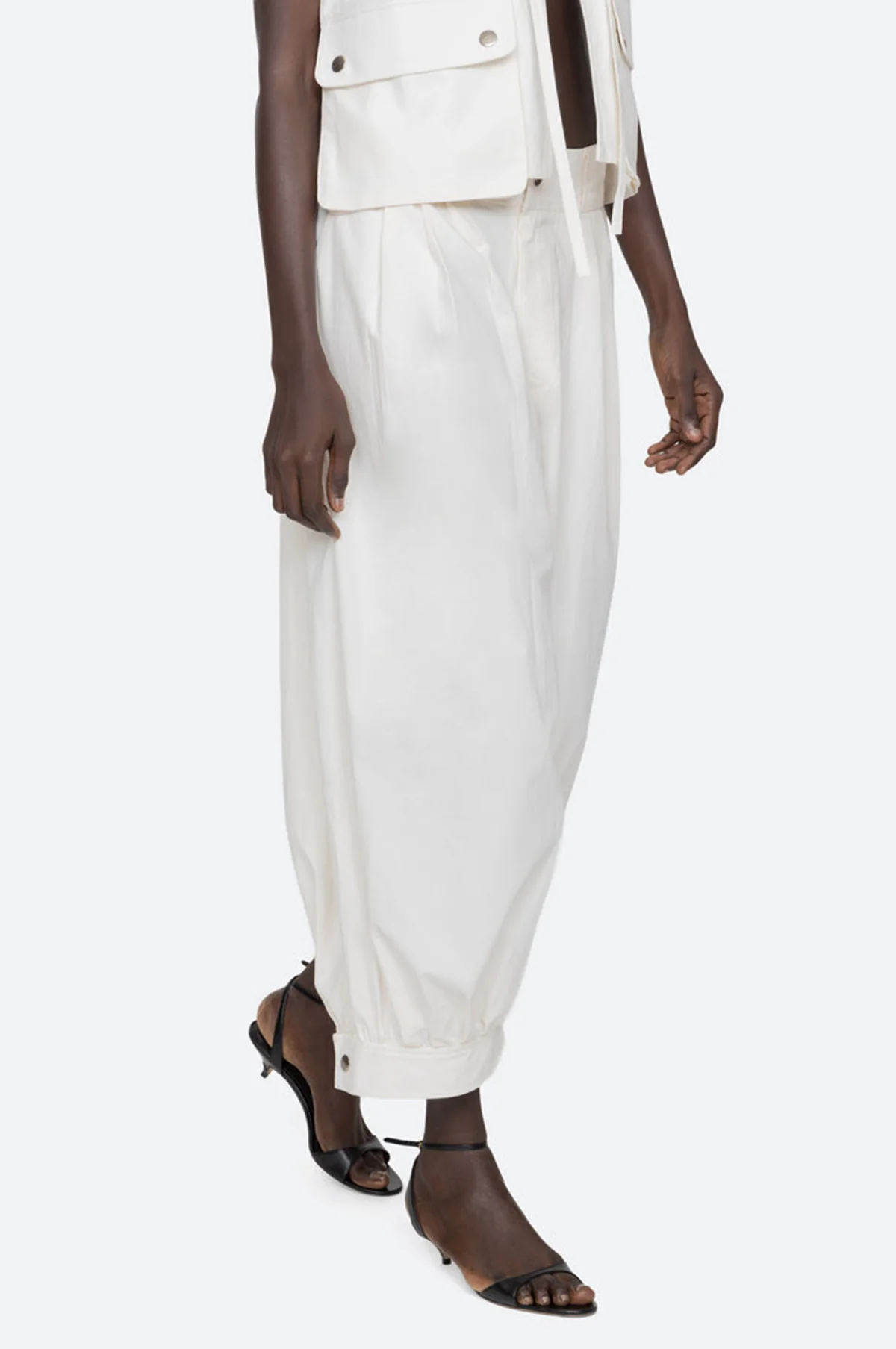Lois Twill Pants Cream - Image 8