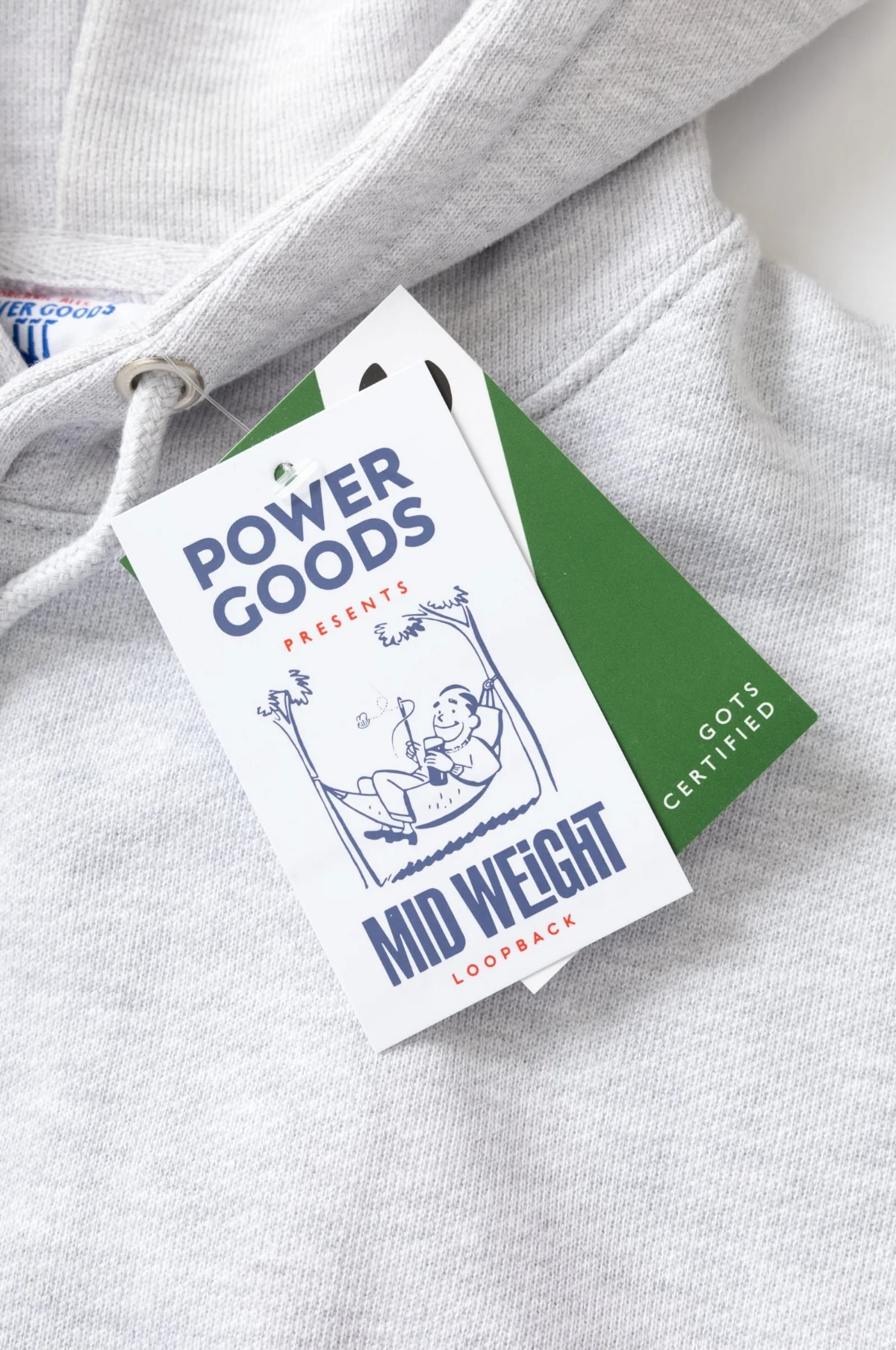 Loopback Hoodie Ash - Image 7