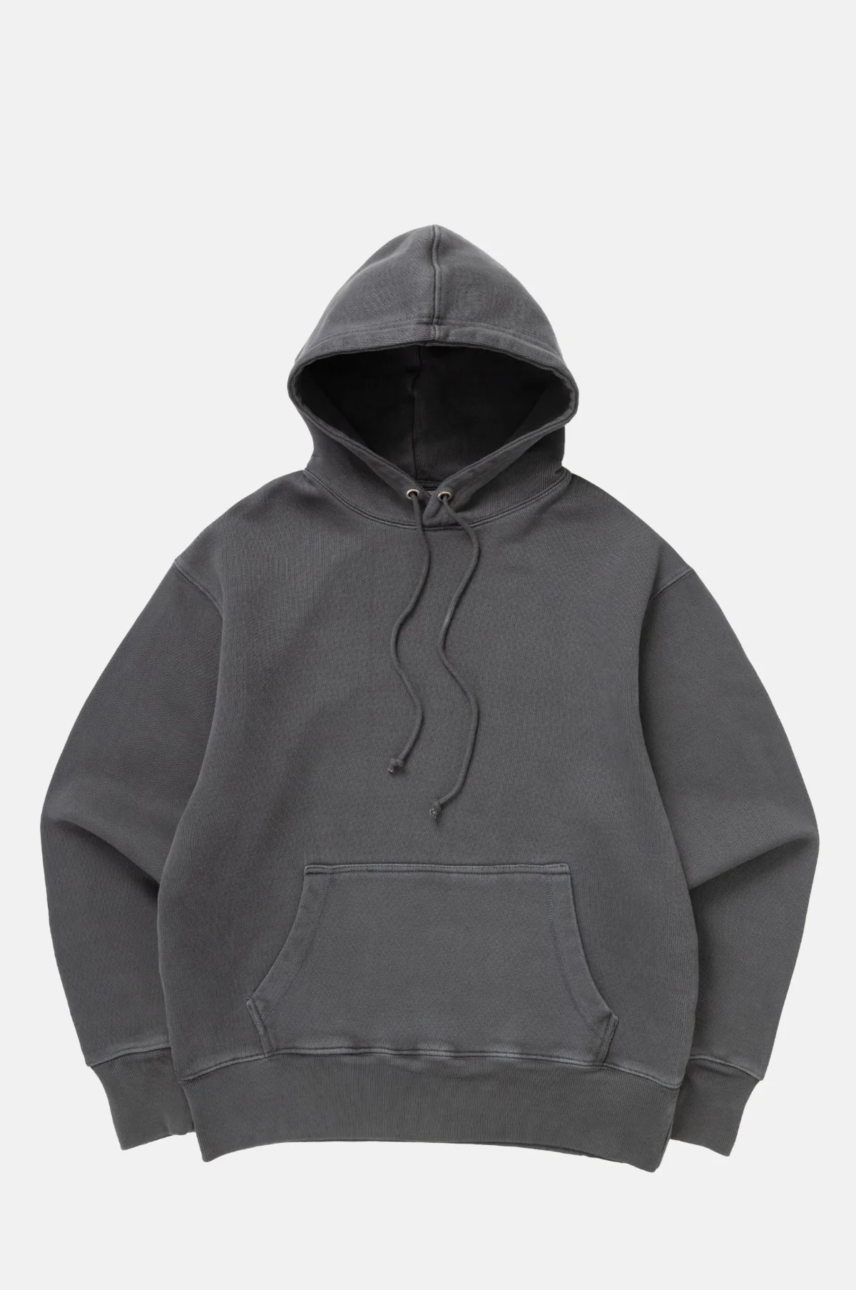 Loopback Hoodie Washed Black