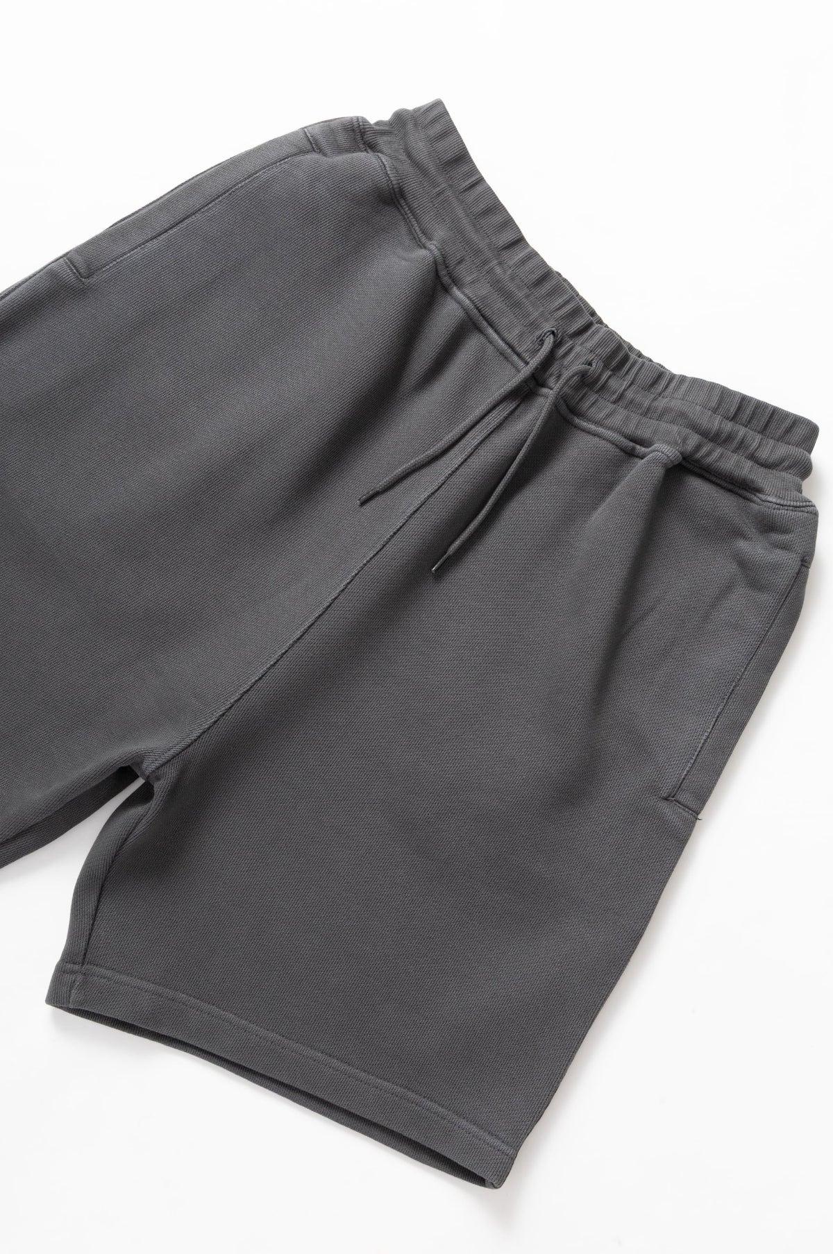 Loopback Sweat Shorts Washed Black - Image 2