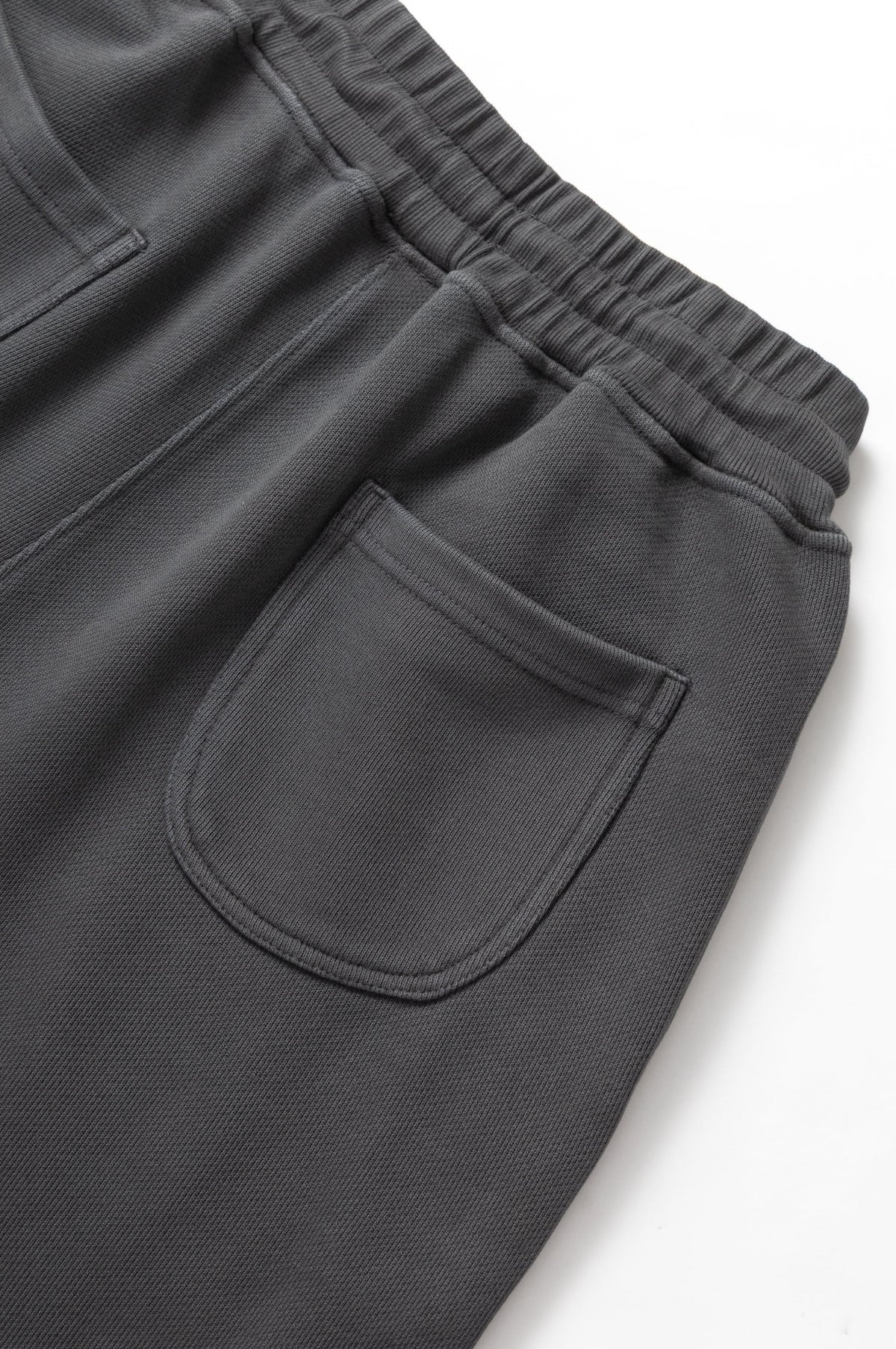 Loopback Sweat Shorts Washed Black - Image 4