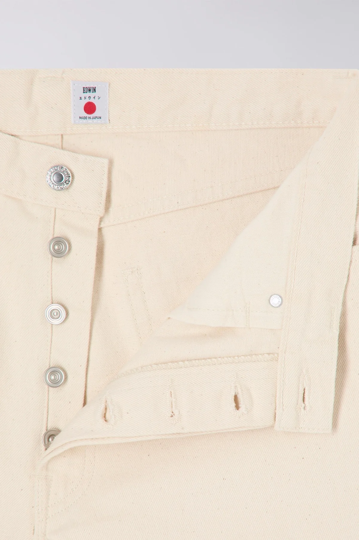 Loose Fit Kurabo Natural 14oz L32 - Image 4