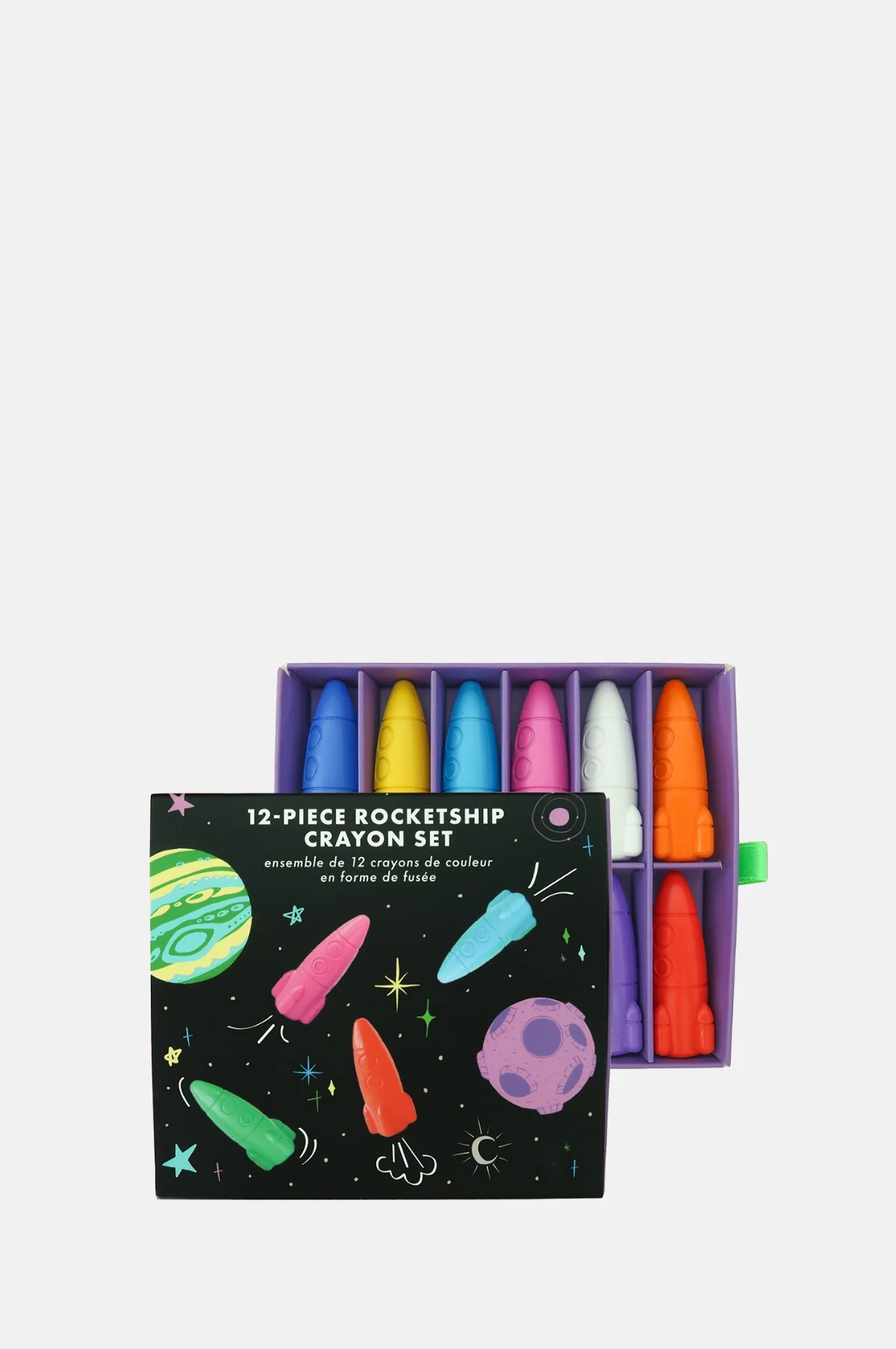 Lost In Space Rocket Ship Crayon Set