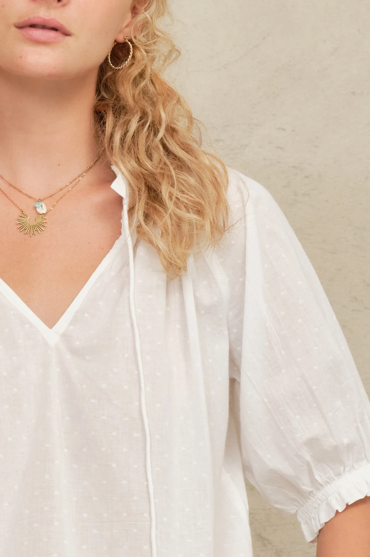 Lotta S/S Top White - Image 3