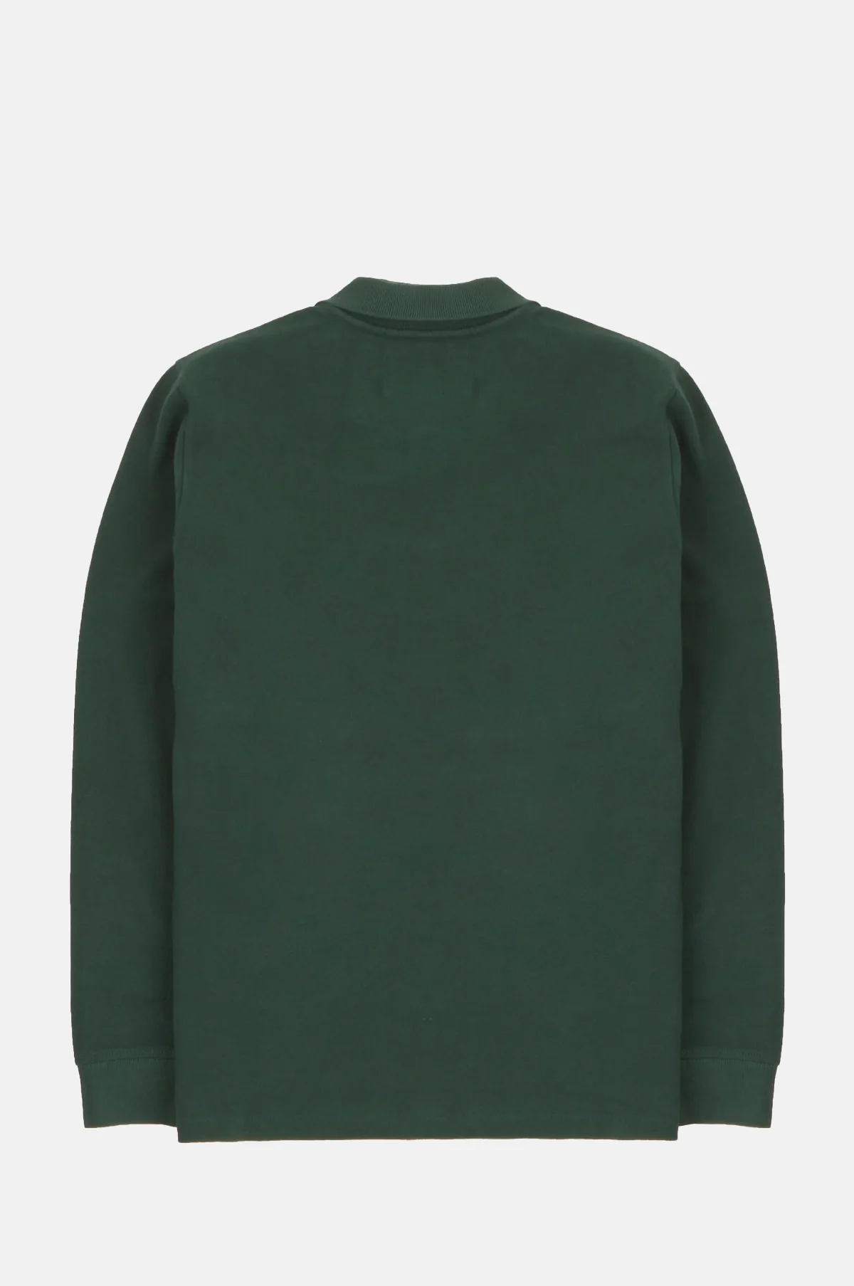 LS Pique Polo Shirt Forest Green - Image 5