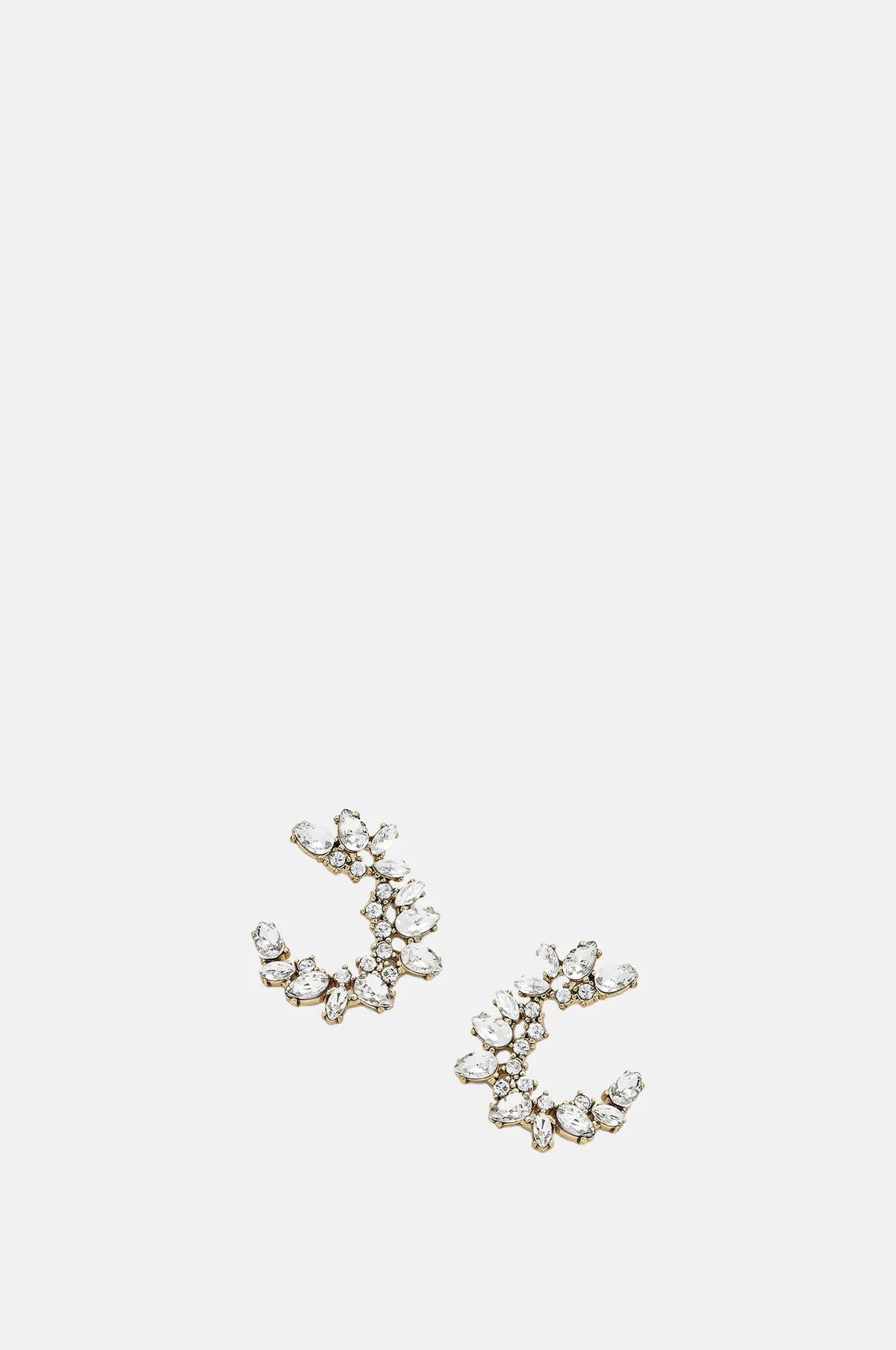 Lupe Crescent Stud Earrings