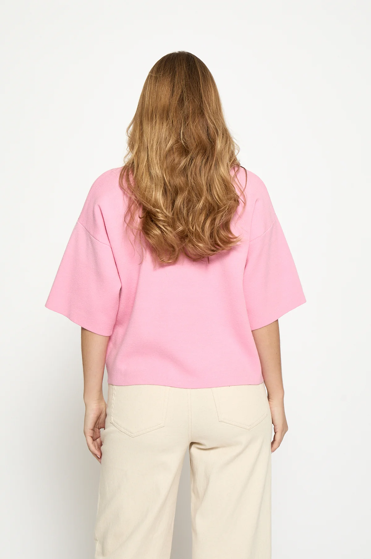 Lupi Knit T-Shirt Prism Pink - Image 3