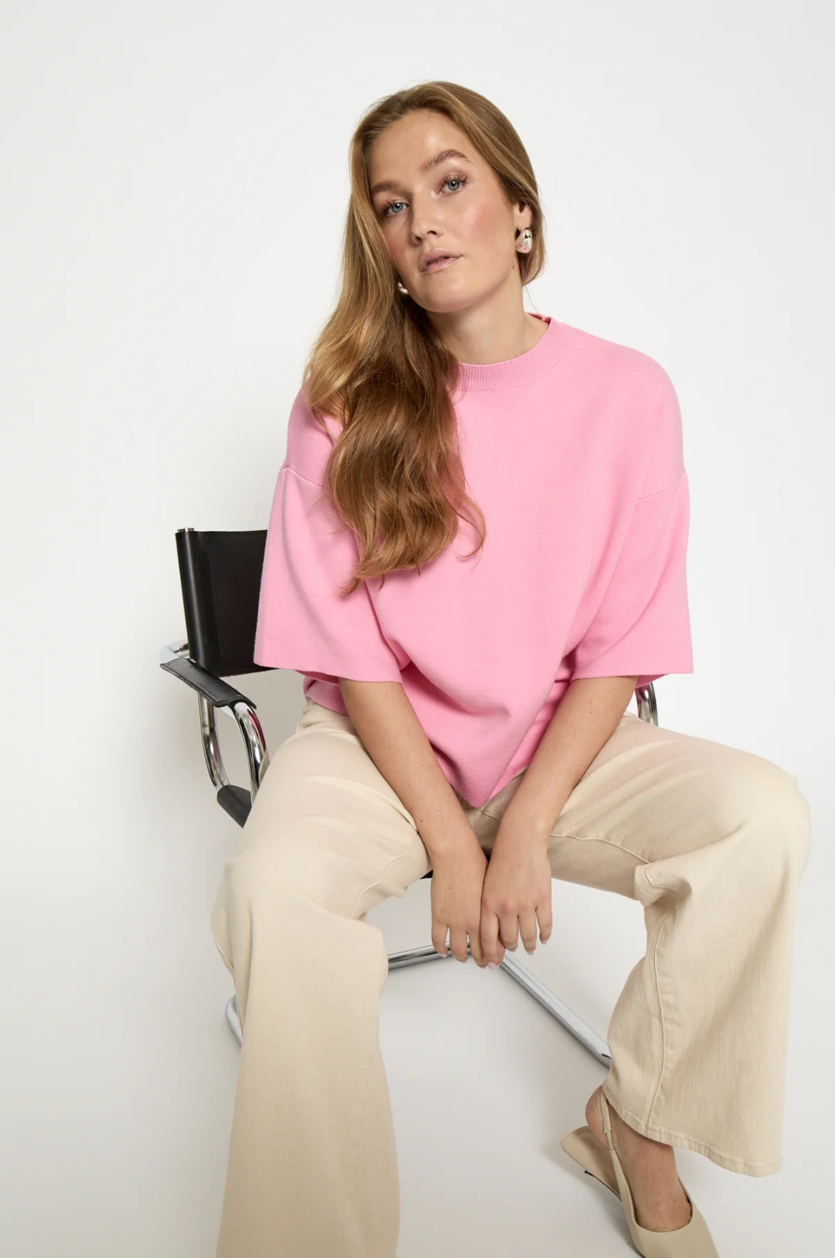 Lupi Knit T-Shirt Prism Pink - Image 6