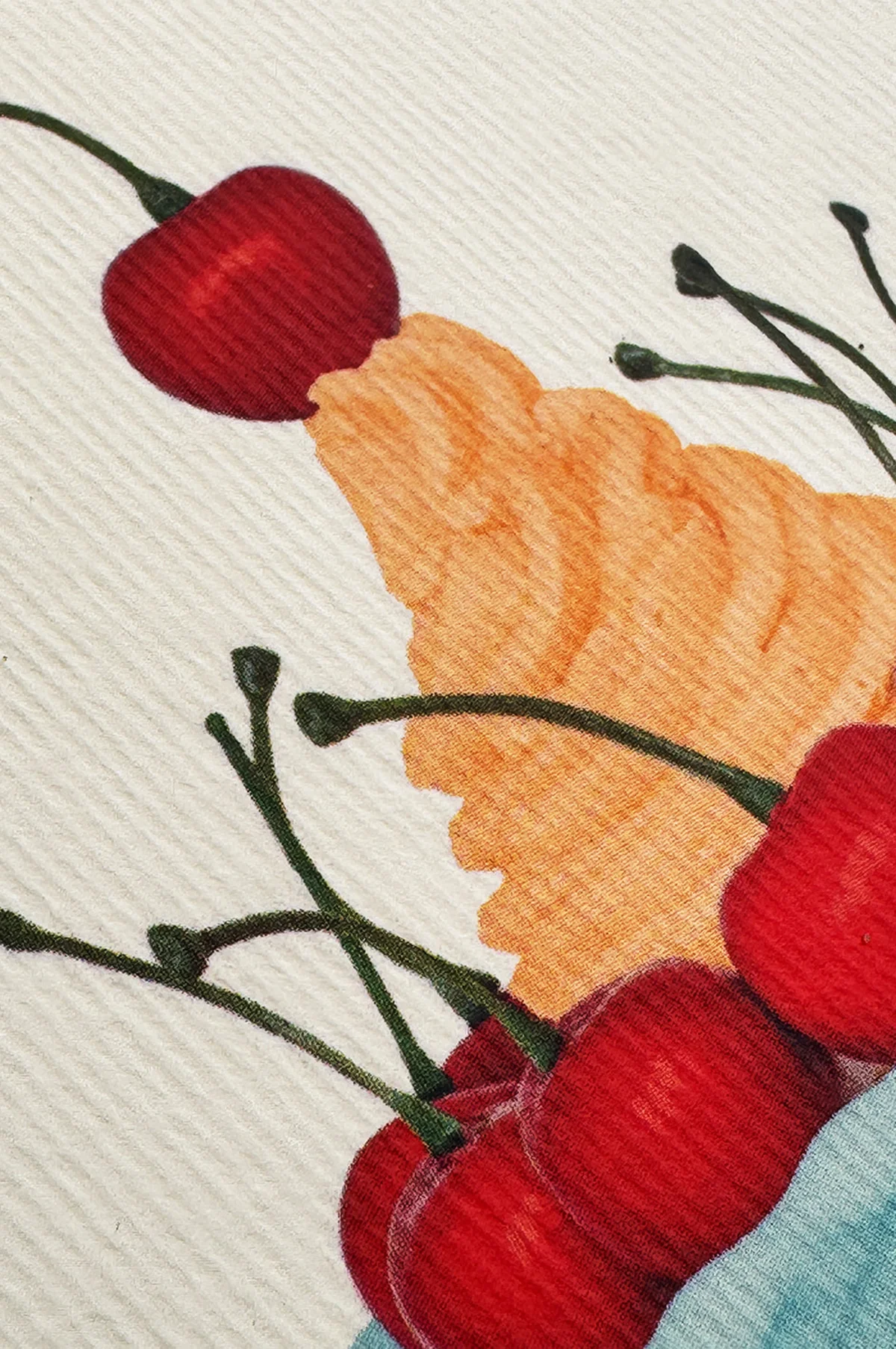 Mandarin Chantilly Cream Notecard - Image 2