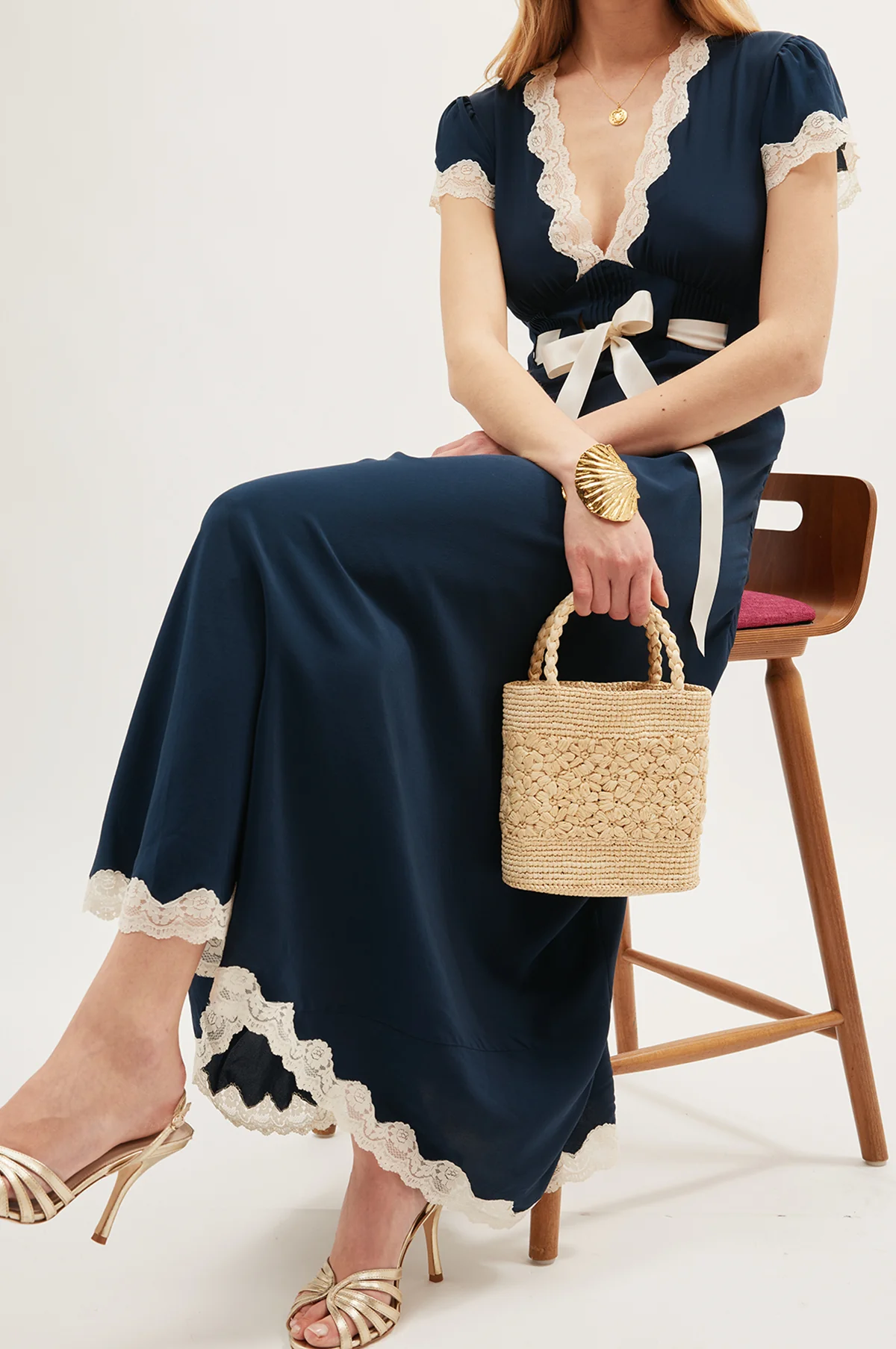 Marlice Dress Deep Navy - Image 6