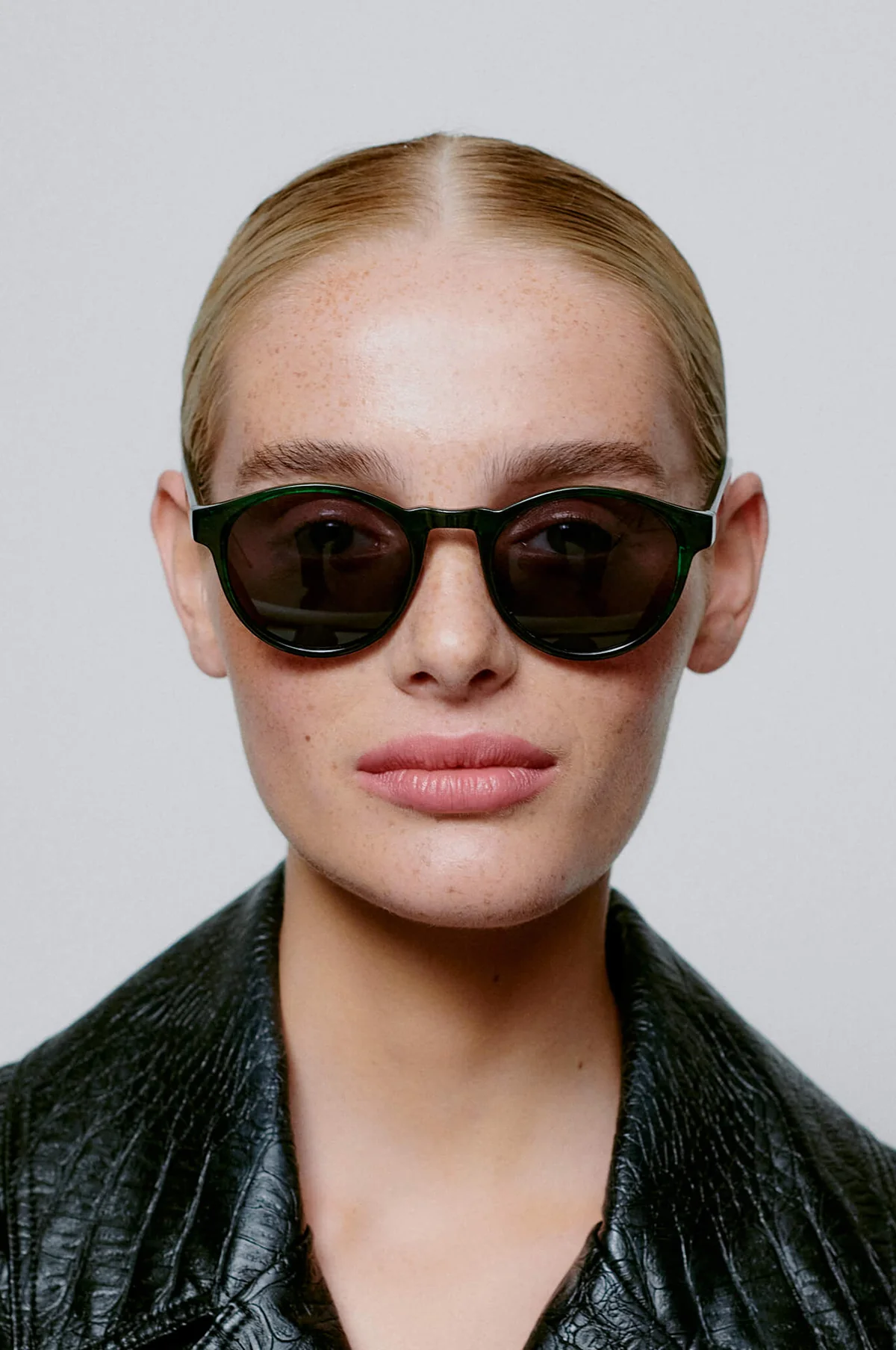 Marvin Sunglasses Green Marble Transparent - Image 7