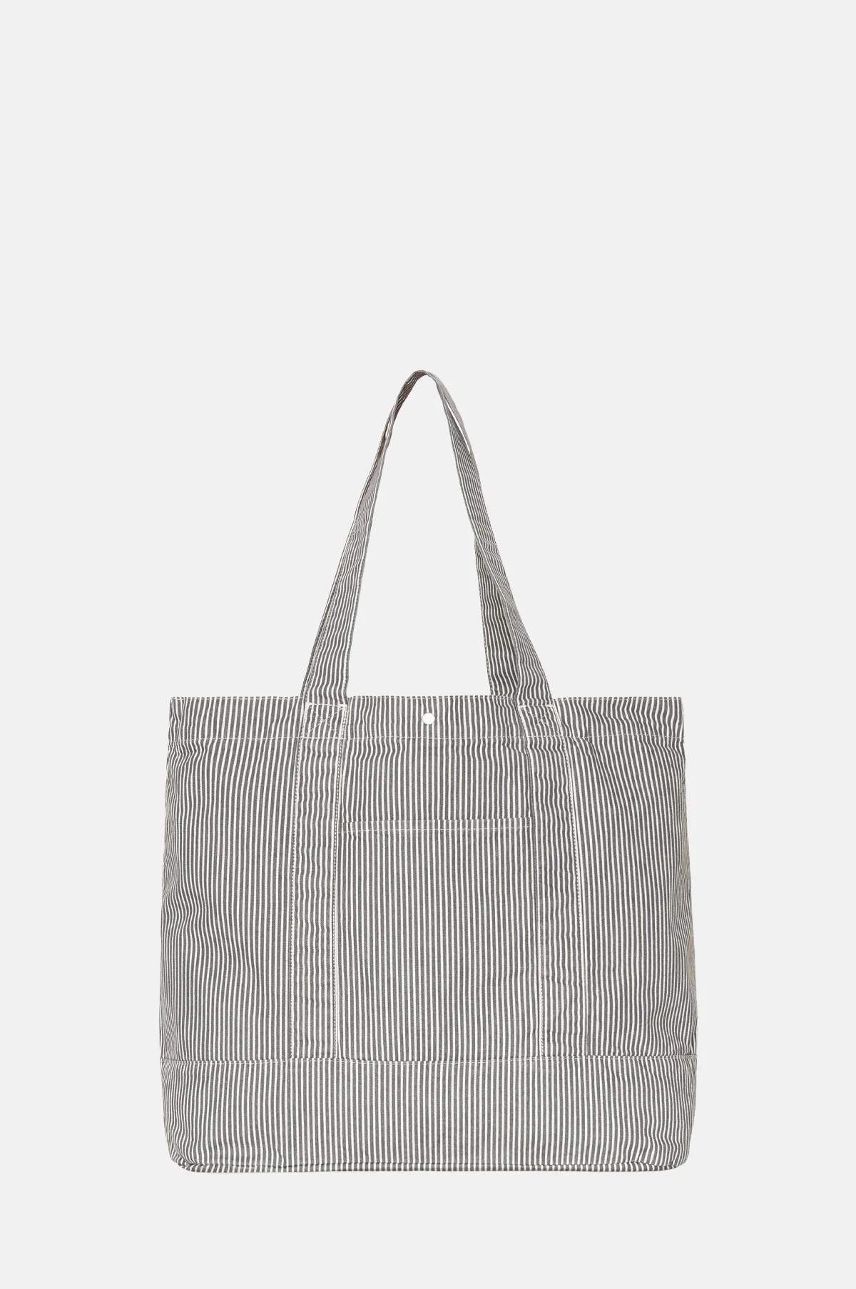 Mercer Tote Bag Hickory Stripe Graphite/Wax - Image 3