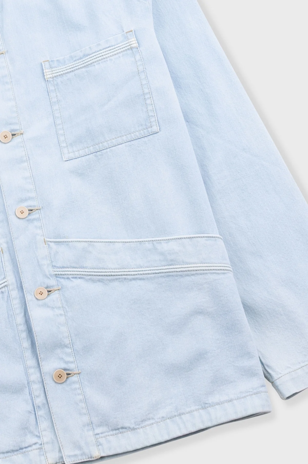 Meyer Shirt Jacket Light Denim - Image 3