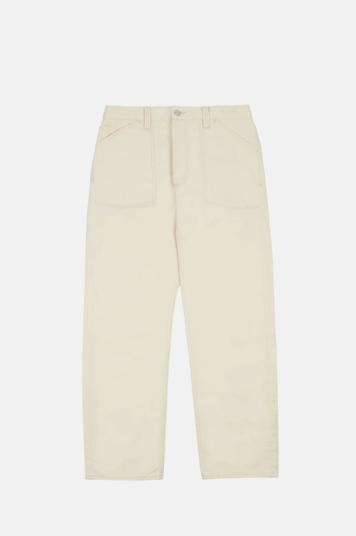 Military Satin Naval Pant Ecru