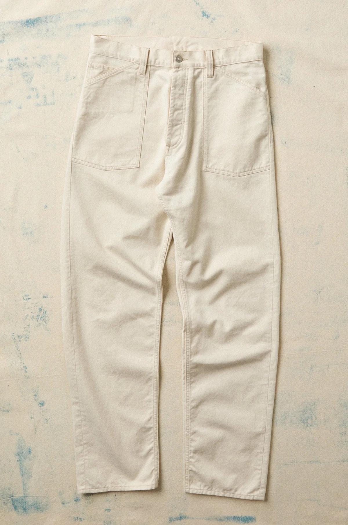 Military Satin Naval Pant Ecru - Image 3