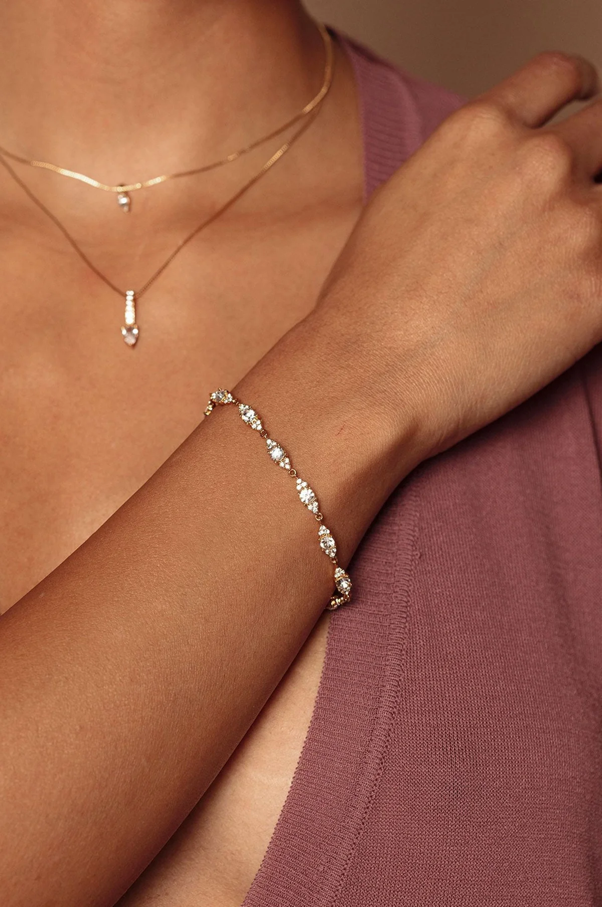 Mini Chloe Gold Bracelet - Image 2