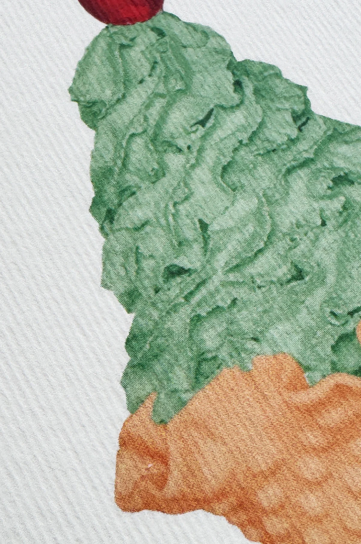 Mint Chantilly Cream Notecard - Image 2